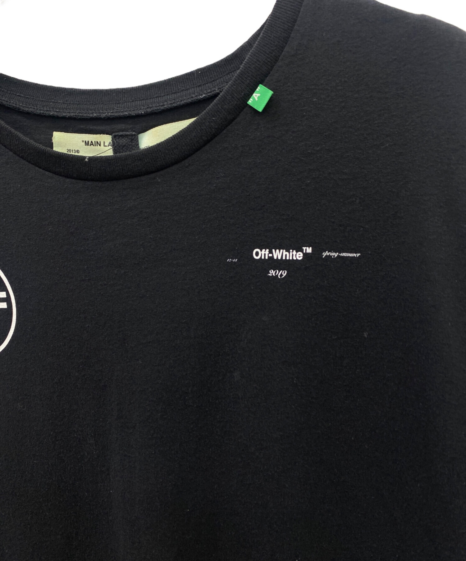 中古・古着通販】OFFWHITE (オフホワイト) 半袖カットソー 中古・古着通販】OFFWHITE (オフホワイト) 半袖カットソー
