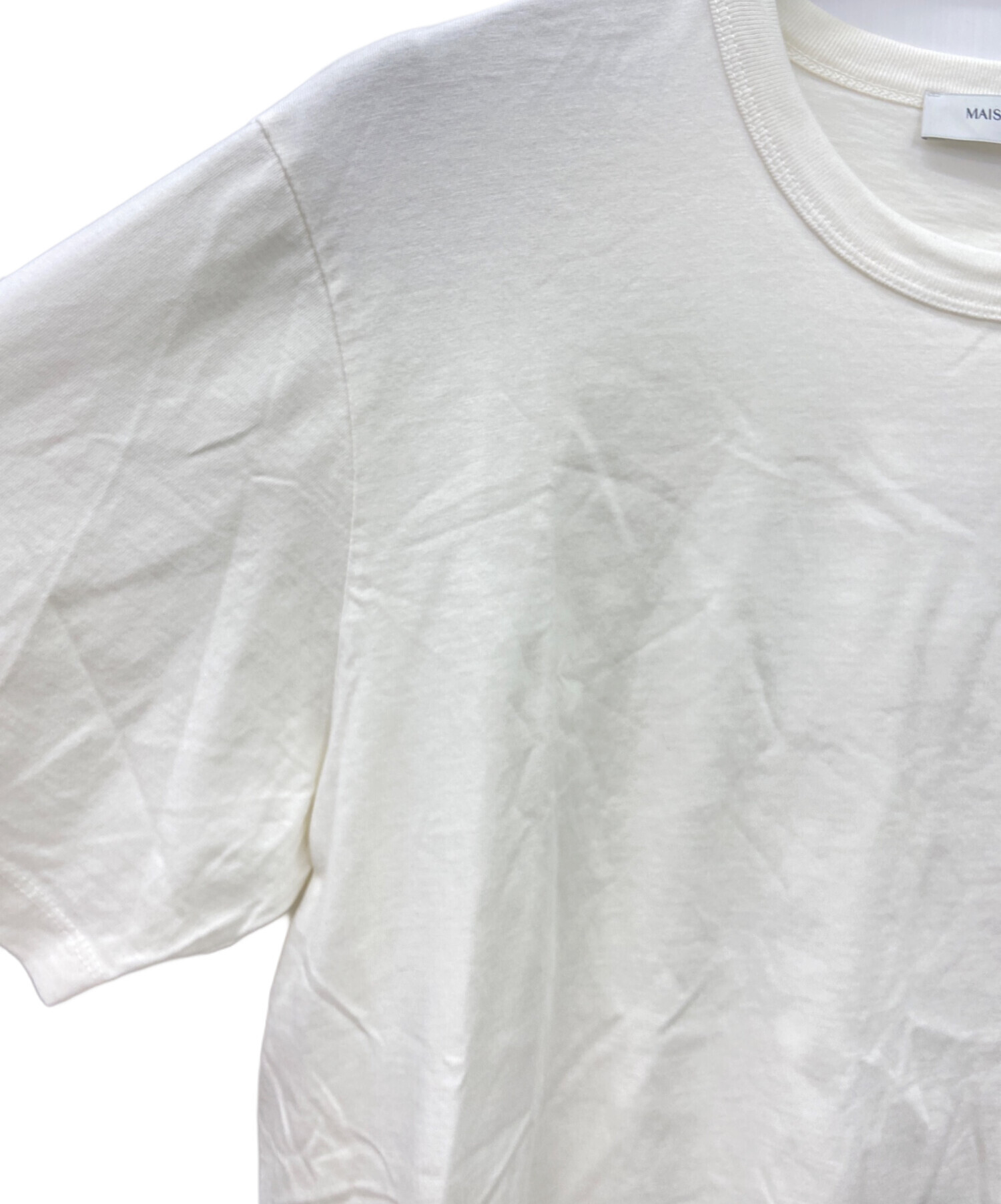 MAISON KITSUNÉ Mサイズ アイボリー カットソー 【公式通販】