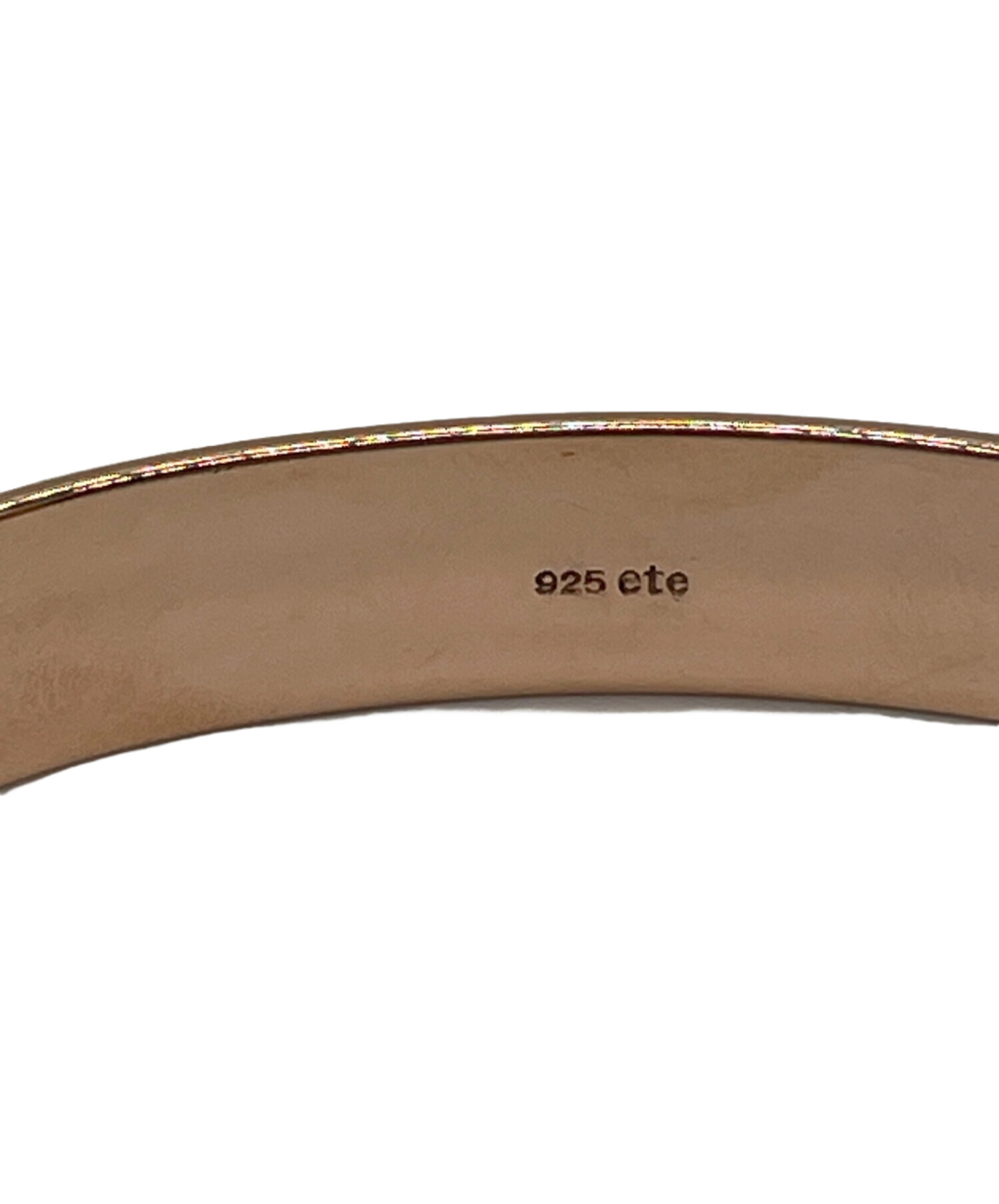 中古・古着通販】ete (エテ) バングル ピンクゴールドカラー｜ブランド 