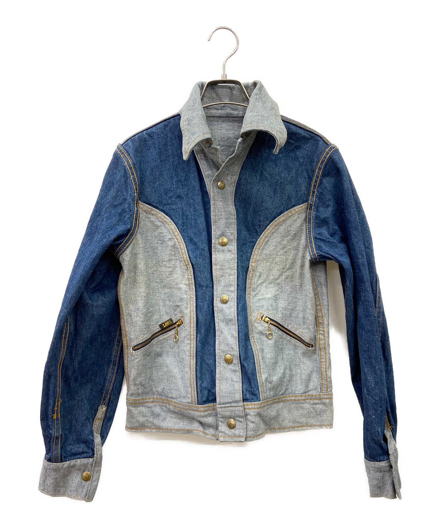 Lee 70s 古着 デニムジャケット インディゴブルー 激レア Lee 短丈 中古・古着通販】LEE (リー) 70s Lee 91-B DENIM WORK Jacket