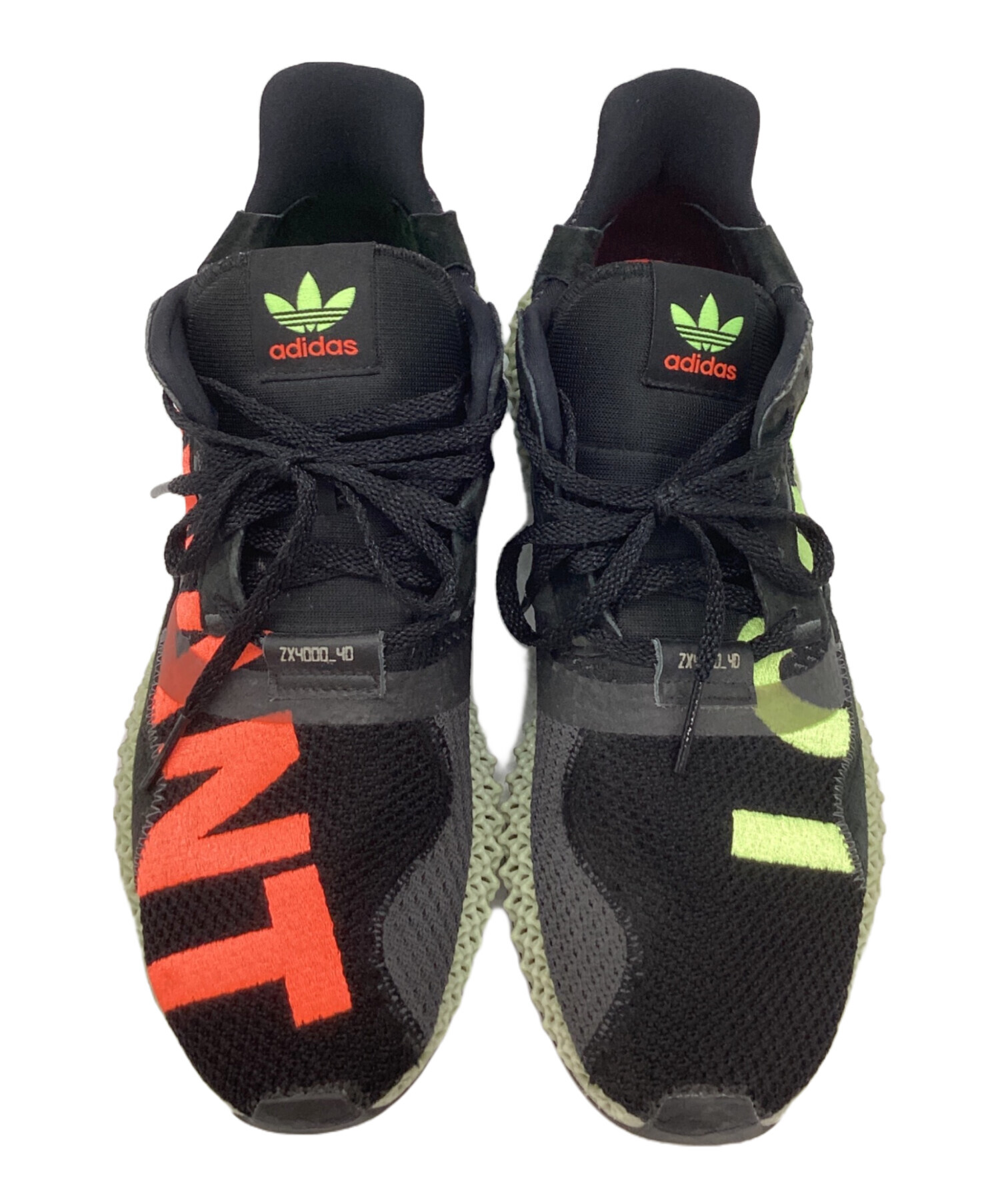 中古・古着通販】adidas (アディダス) スニーカー グレー×グリーン 