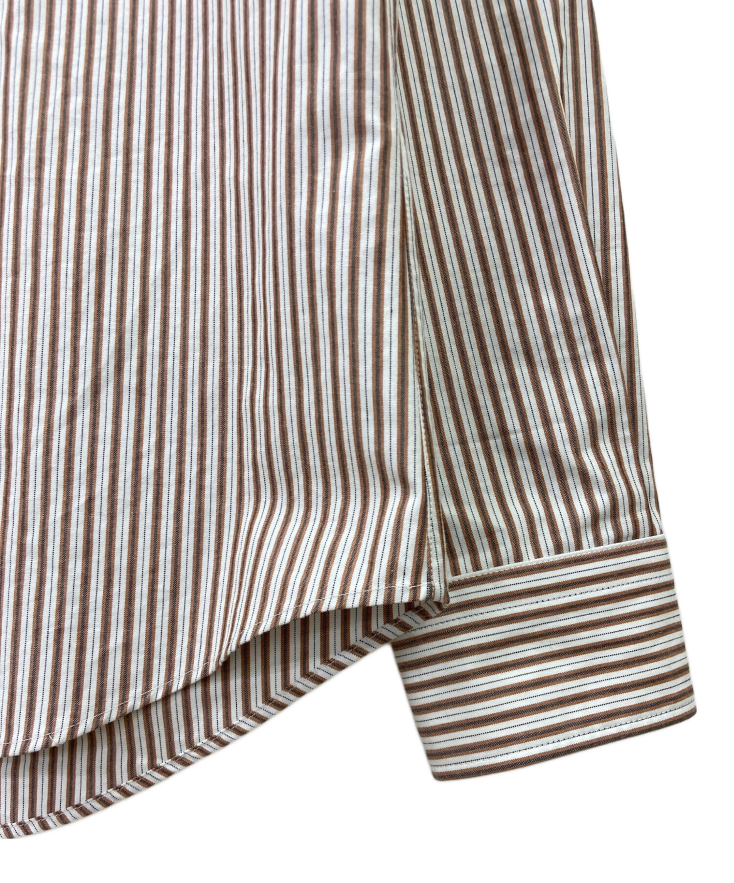 中古・古着通販】BOTTEGA VENETA (ボッテガベネタ) ストライプシャツ