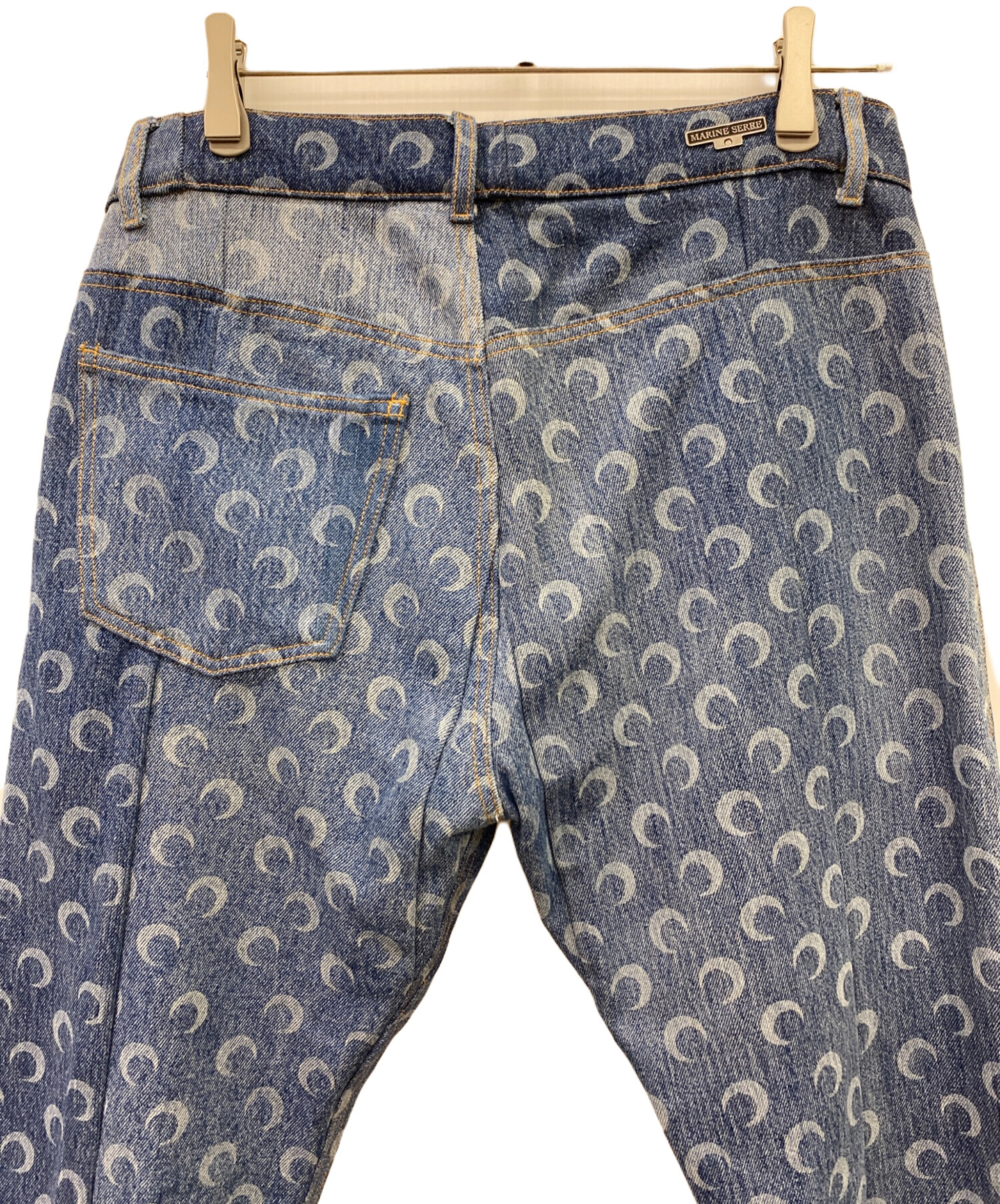 パンツ marine serre MOON PRINTED JERSEY CAPRI PANTS • Marine Serre