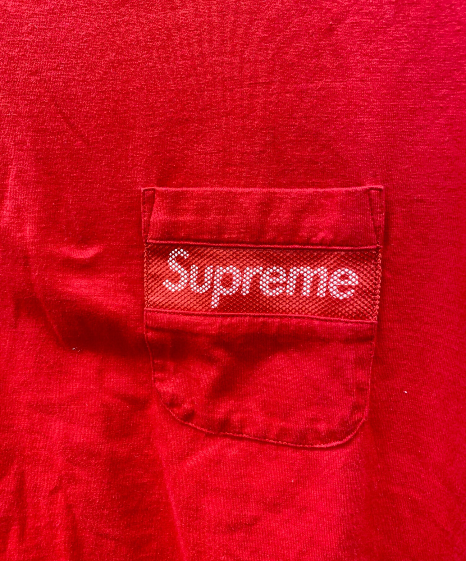 中古・古着通販】SUPREME (シュプリーム) Mesh Stripe Pocket Tee 