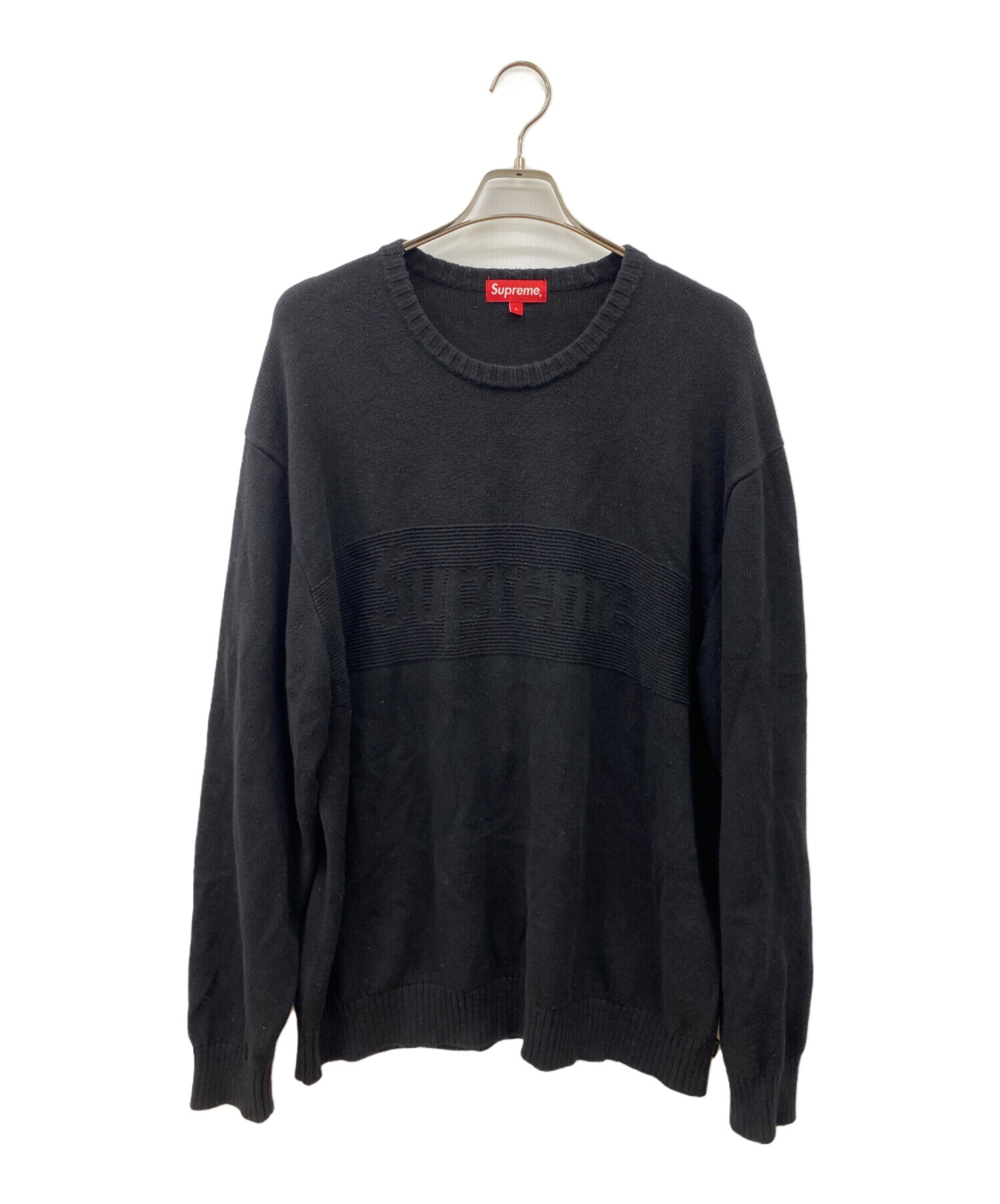 中古・古着通販】Supreme (シュプリーム) 厚手ニット ブラック サイズ 