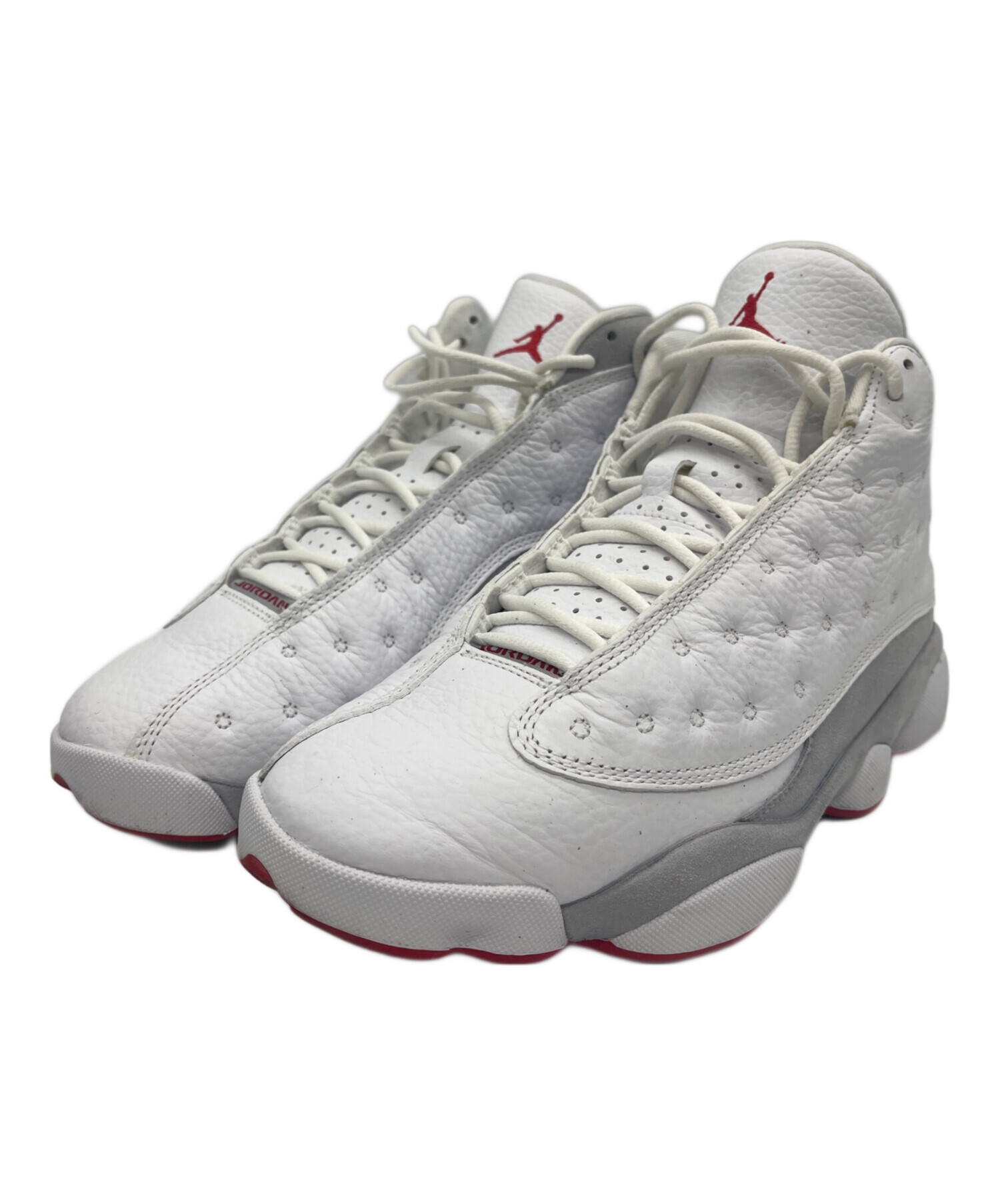 中古・古着通販】NIKE (ナイキ) ハイカットスニーカー ホワイト×グレー 