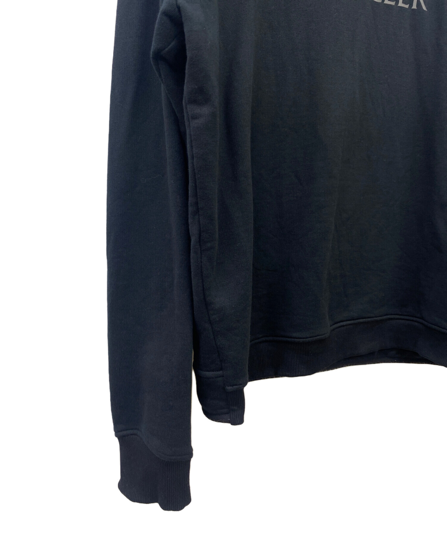 中古・古着通販】MONCLER (モンクレール) スウェット ブラック サイズ