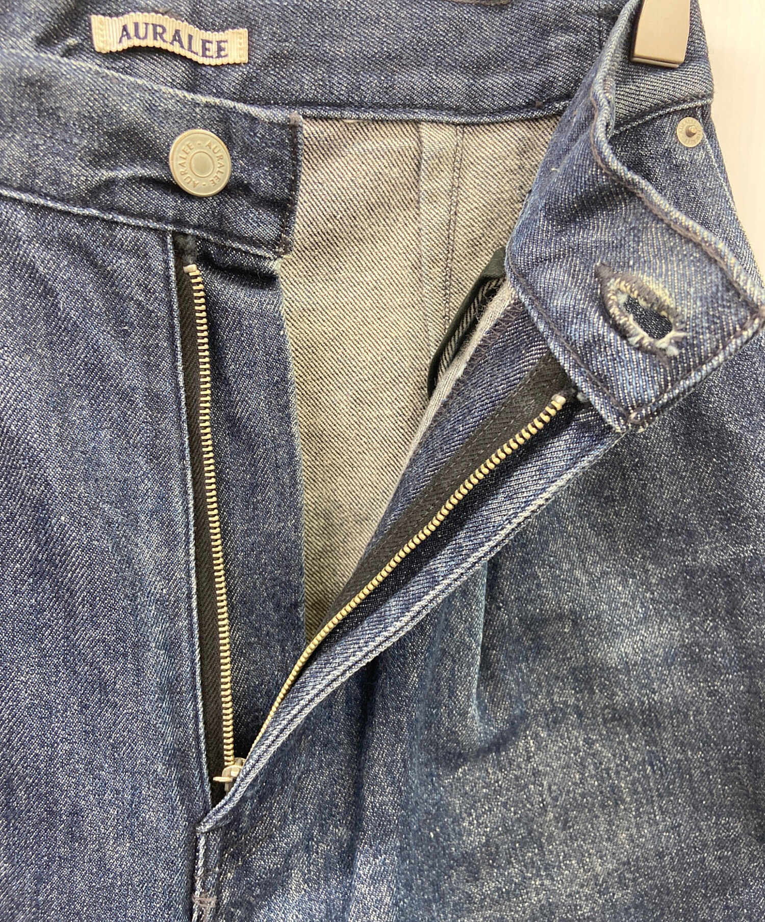 中古・古着通販】AURALEE (オーラリー) デニムパンツ インディゴ