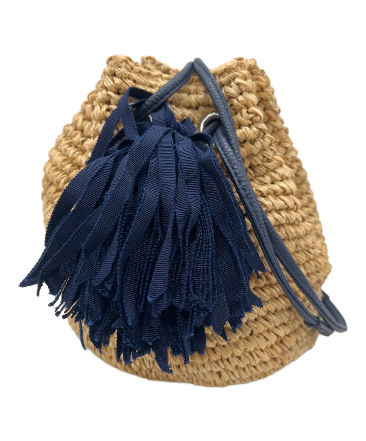 美品　ラドロー　カゴバック　Ludlow LUDLOW 美品 ラドロー シェルモチーフ バスケットバッグ / かご