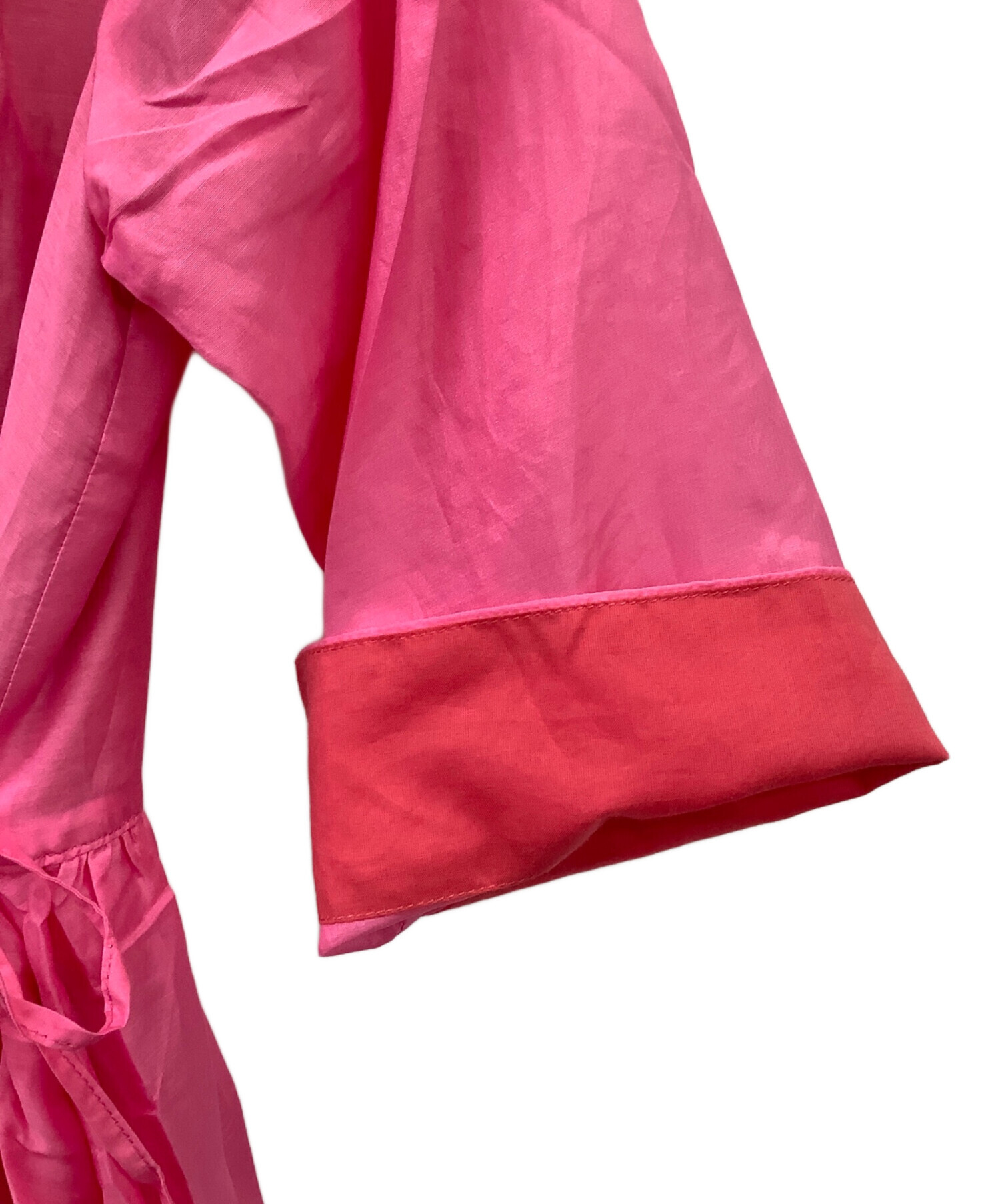 マイラン 半袖ワンピース レディース SIZE S (S) MYLAN 中古・古着通販】MYLAN (マイラン) 半袖ワンピース ピンク サイズ:S 未