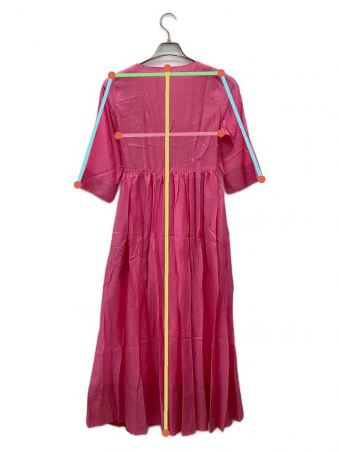 マイラン 半袖ワンピース レディース SIZE S (S) MYLAN 中古・古着通販】MYLAN (マイラン) 半袖ワンピース ピンク サイズ:S 未