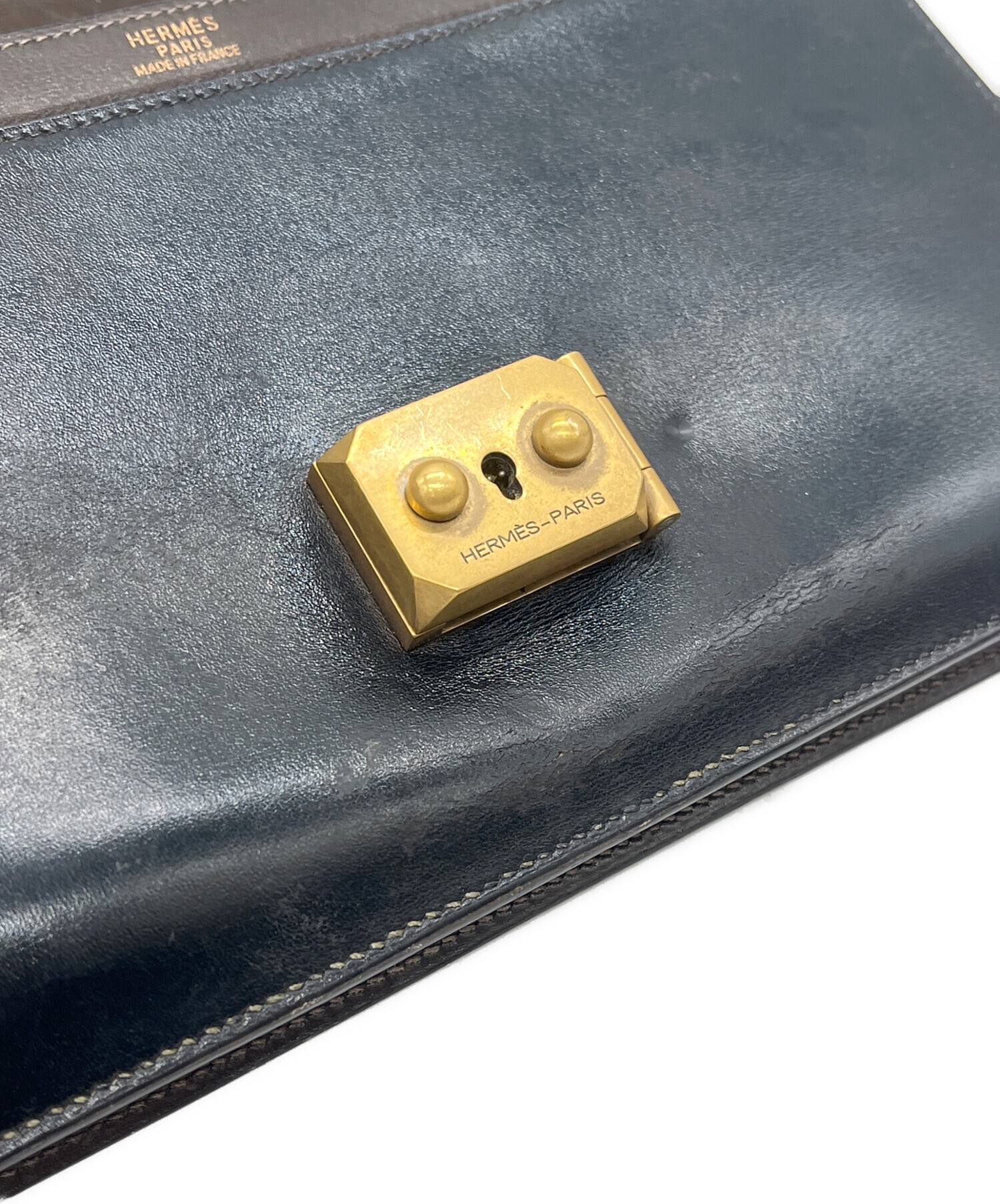 HERMES エルメス＊ポシェット 中古・古着通販】HERMES (エルメス) ポシェットジェット ブラック