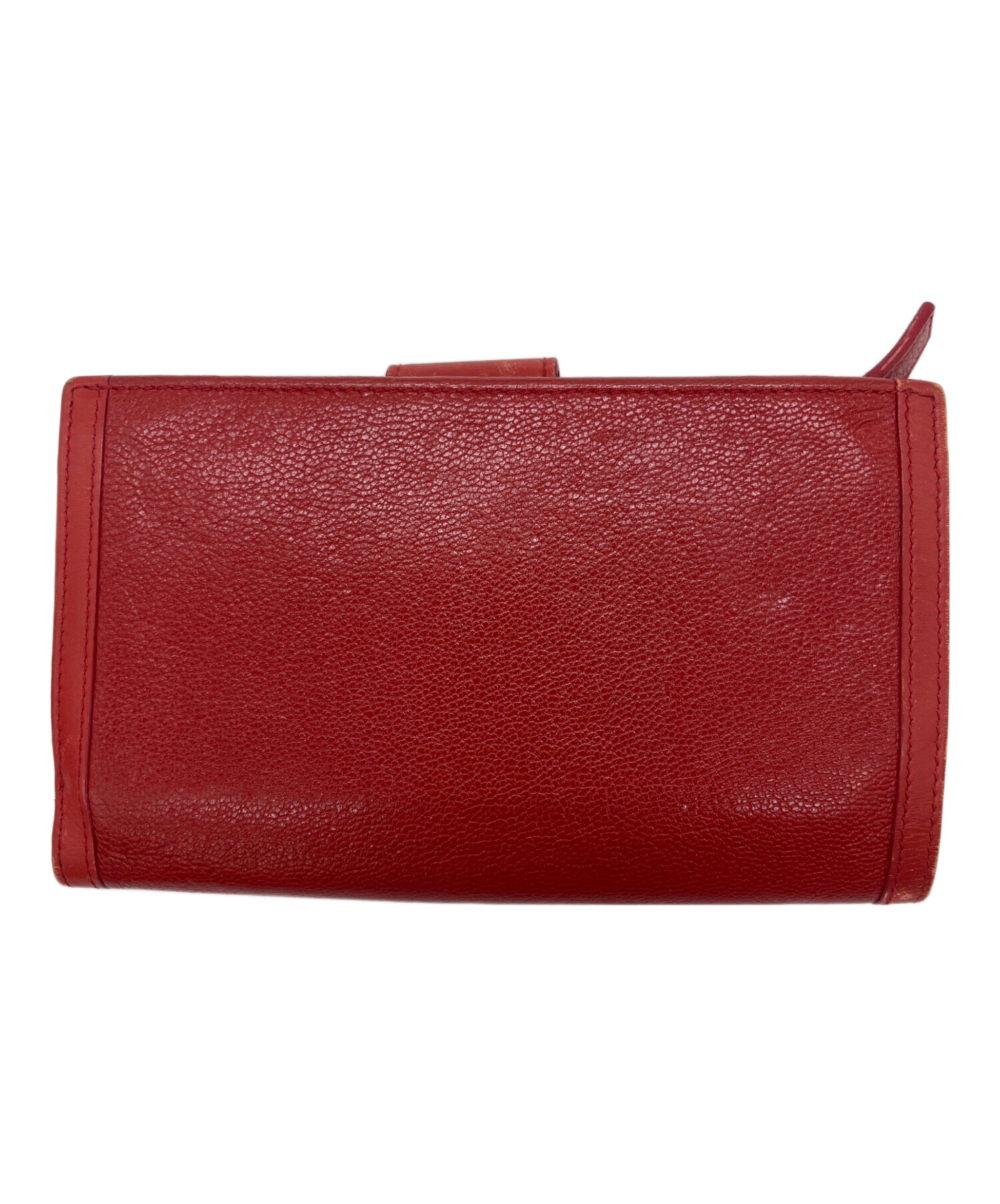 中古・古着通販】BVLGARI (ブルガリ) 2つ折り財布 レッド｜ブランド