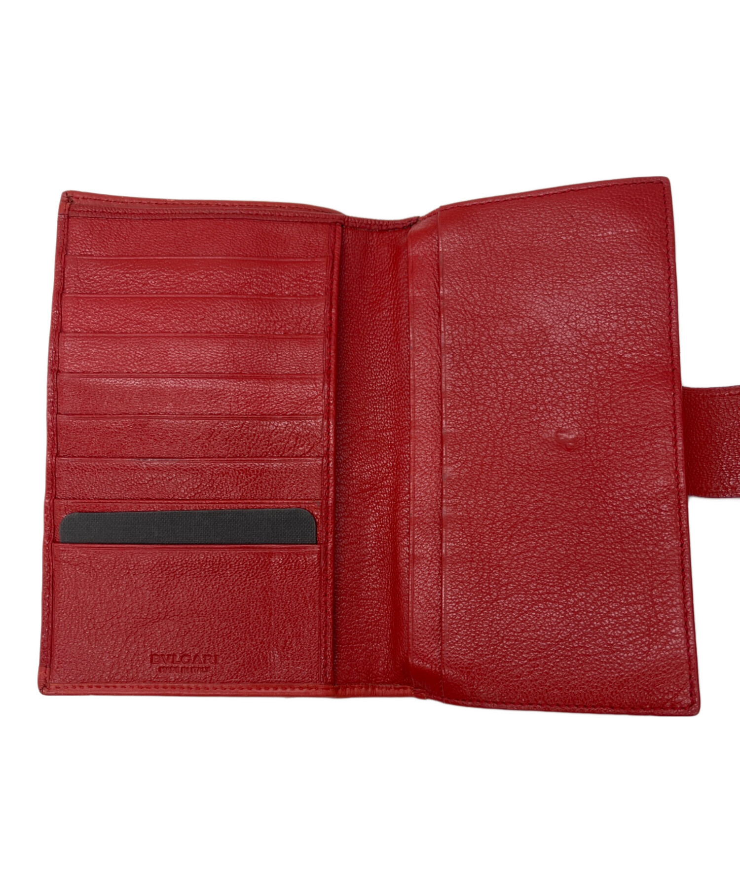 中古・古着通販】BVLGARI (ブルガリ) 2つ折り財布 レッド｜ブランド