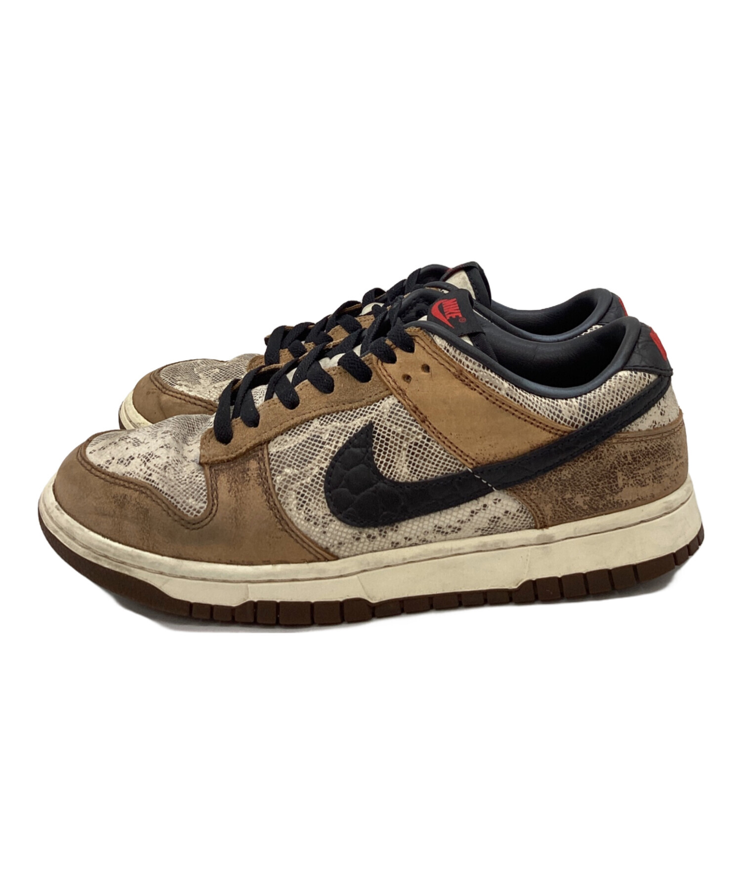 中古・古着通販】NIKE (ナイキ) スニーカー ベージュ×ブラウン サイズ 