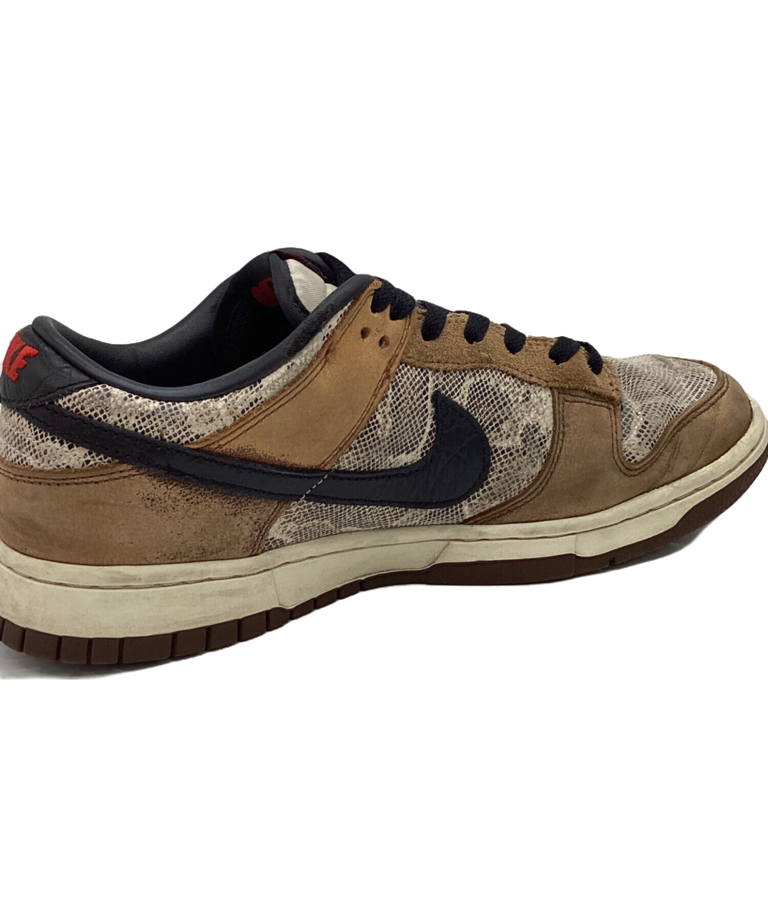 中古・古着通販】NIKE (ナイキ) スニーカー ベージュ×ブラウン サイズ 