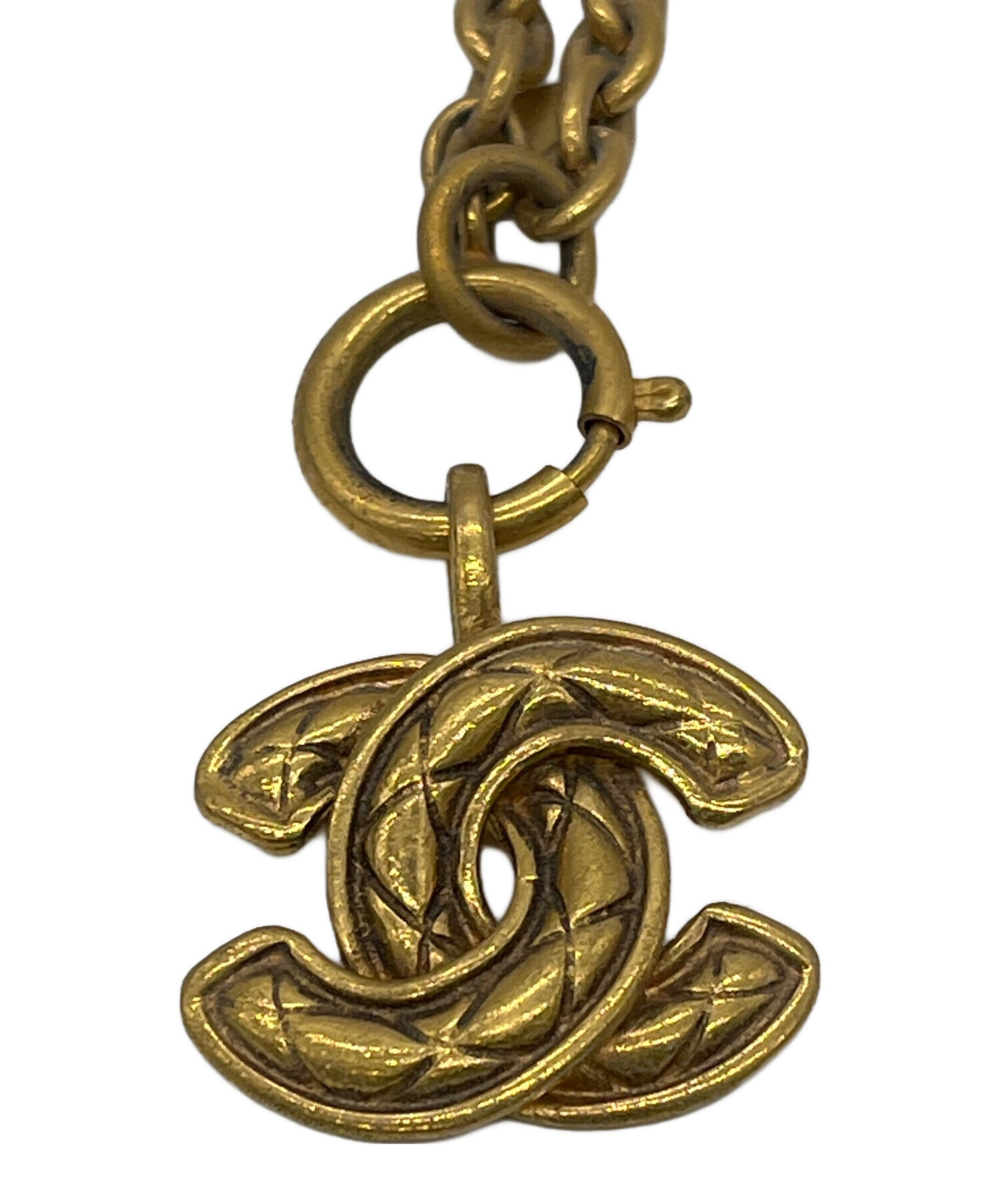 中古・古着通販】CHANEL (シャネル) ココマークネックレス ゴールド 