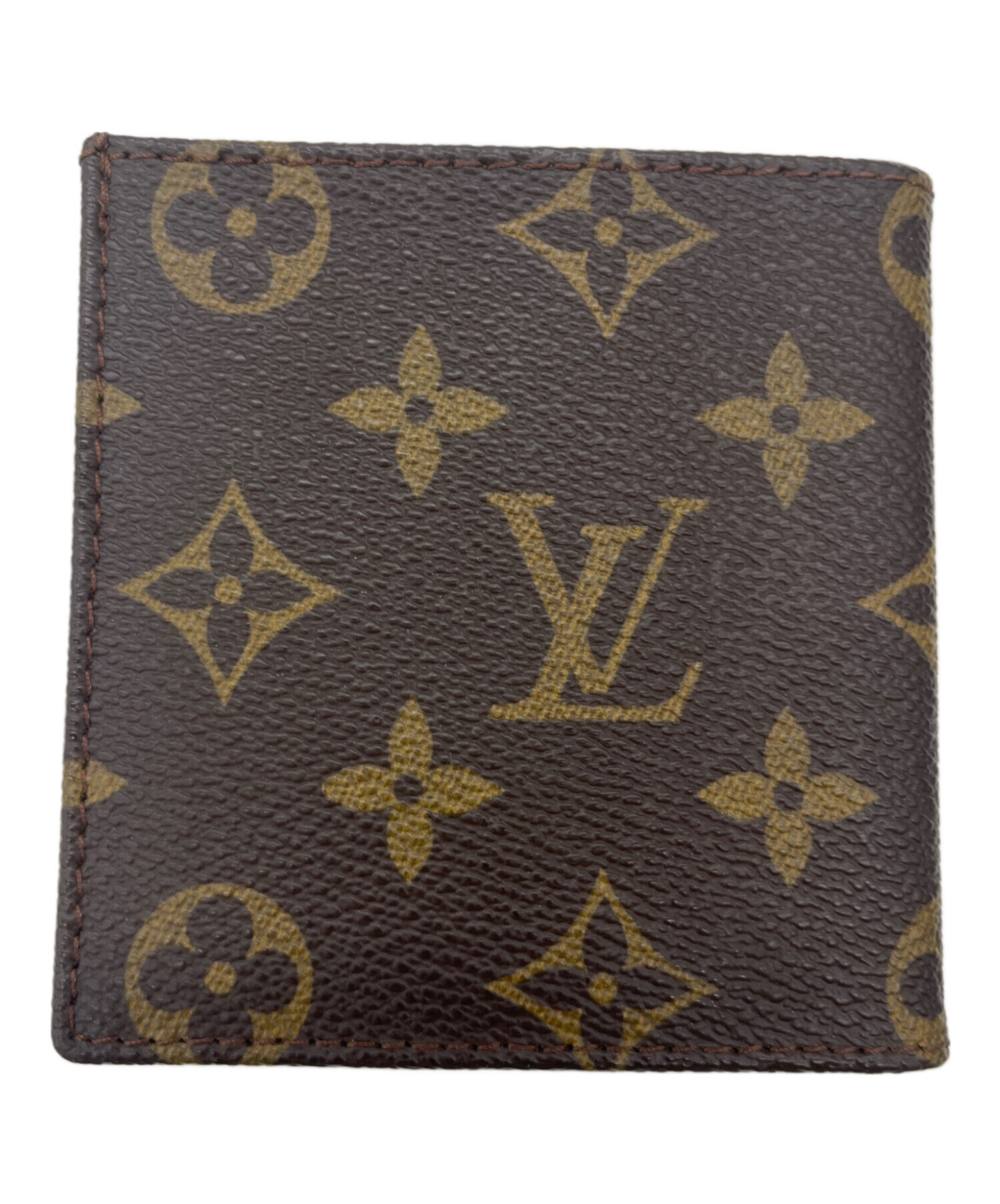 中古・古着通販】LOUIS VUITTON (ルイ ヴィトン) 2つ折り財布 ブラウン