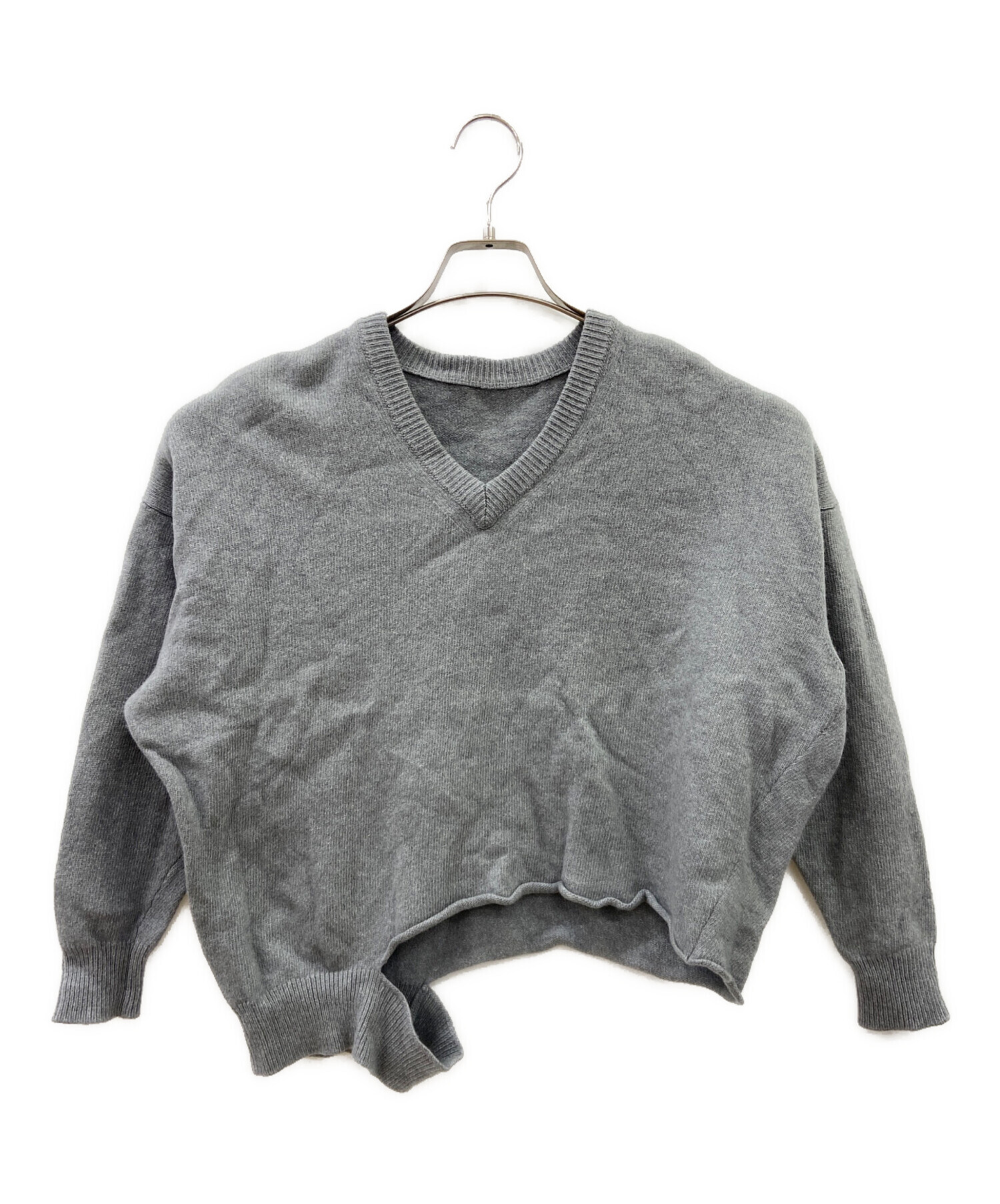 中古・古着通販】BALENCIAGA (バレンシアガ) 厚手ニット グレー サイズ 