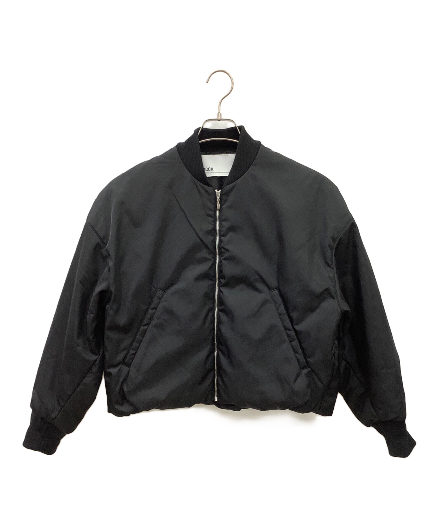 中古・古着通販】TICCA (ティッカ) ショートMA-1 ブラック サイズ:FREE