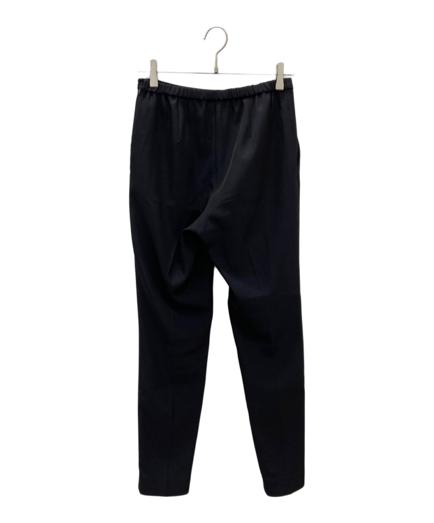 値引き！ LE PHIL ブラック スリムフィットパンツ　今季購入　新品札付き 中古・古着通販】LE PHIL (ル フィル) スリットパンツ ブラック サイズ