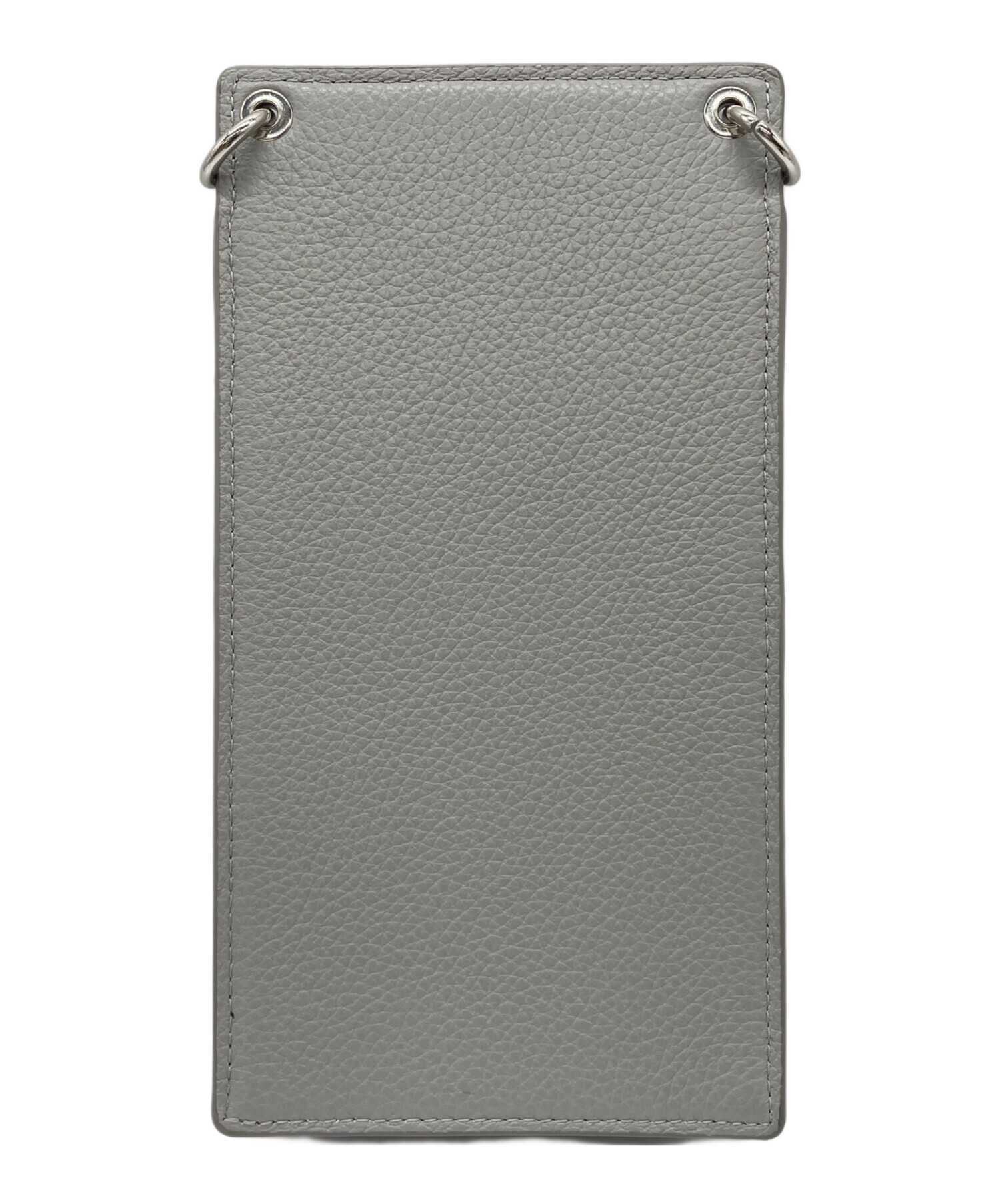 中古・古着通販】JIMMY CHOO (ジミーチュウ) PEGASI PHONE CASE グレー 