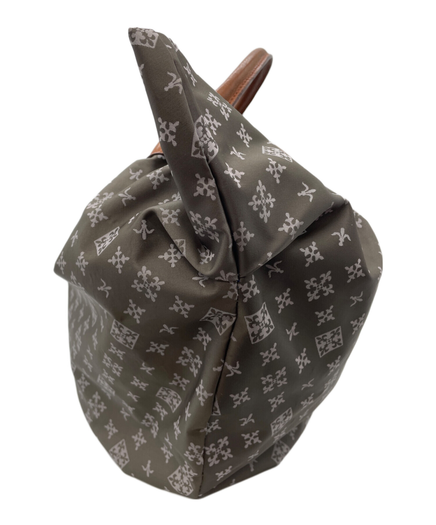 中古・古着通販】russet (ラシット) ハンドバッグ グレー×ブラウン