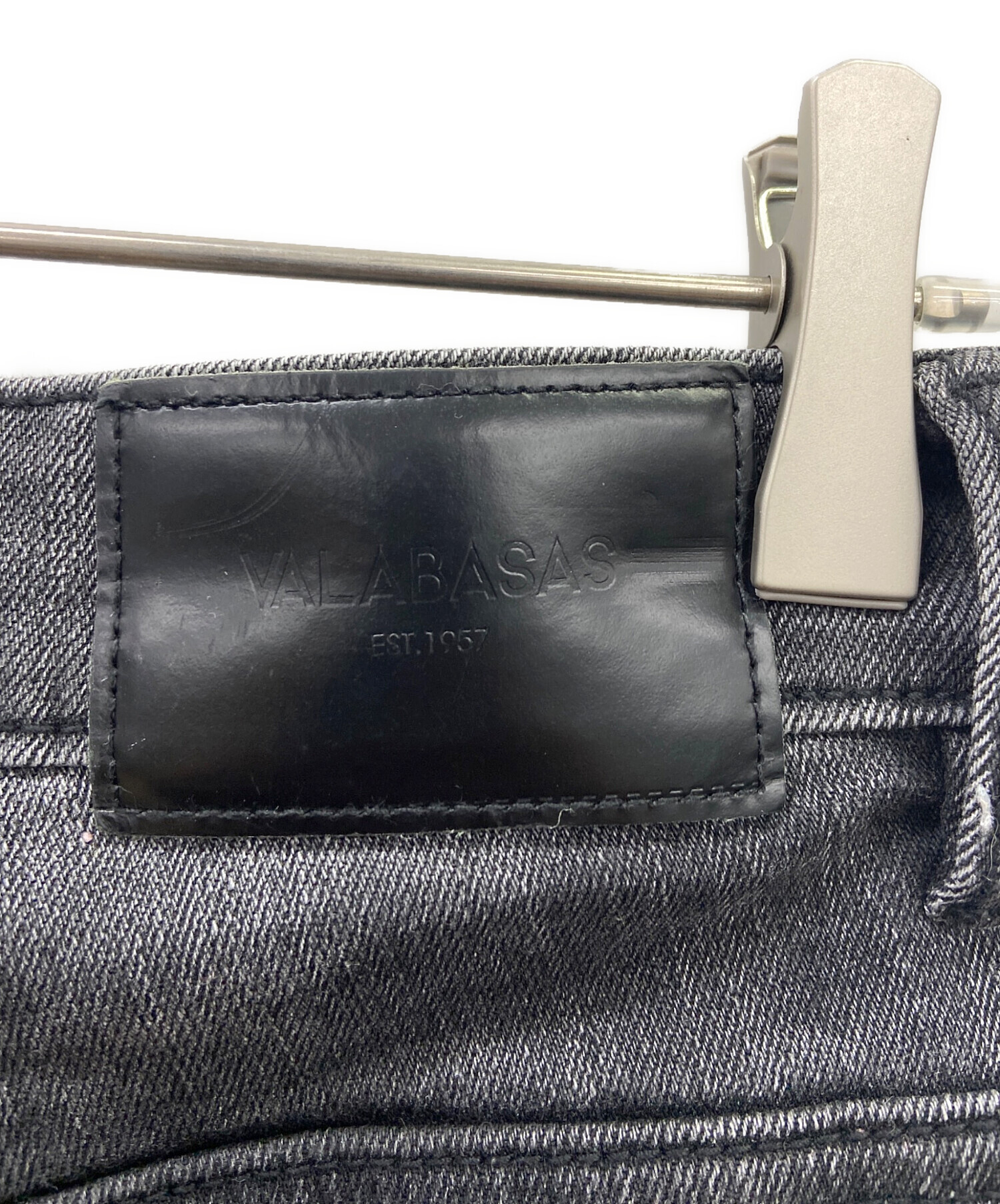 中古・古着通販】VALABASAS (バラバサス) デニムパンツ ブラック