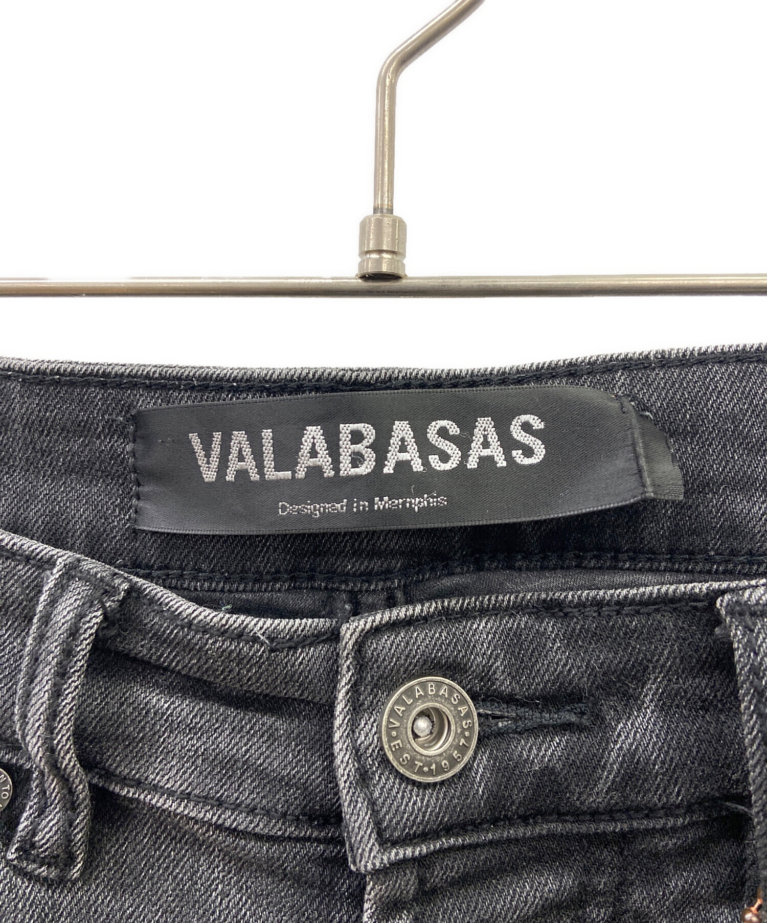 中古・古着通販】VALABASAS (バラバサス) デニムパンツ ブラック