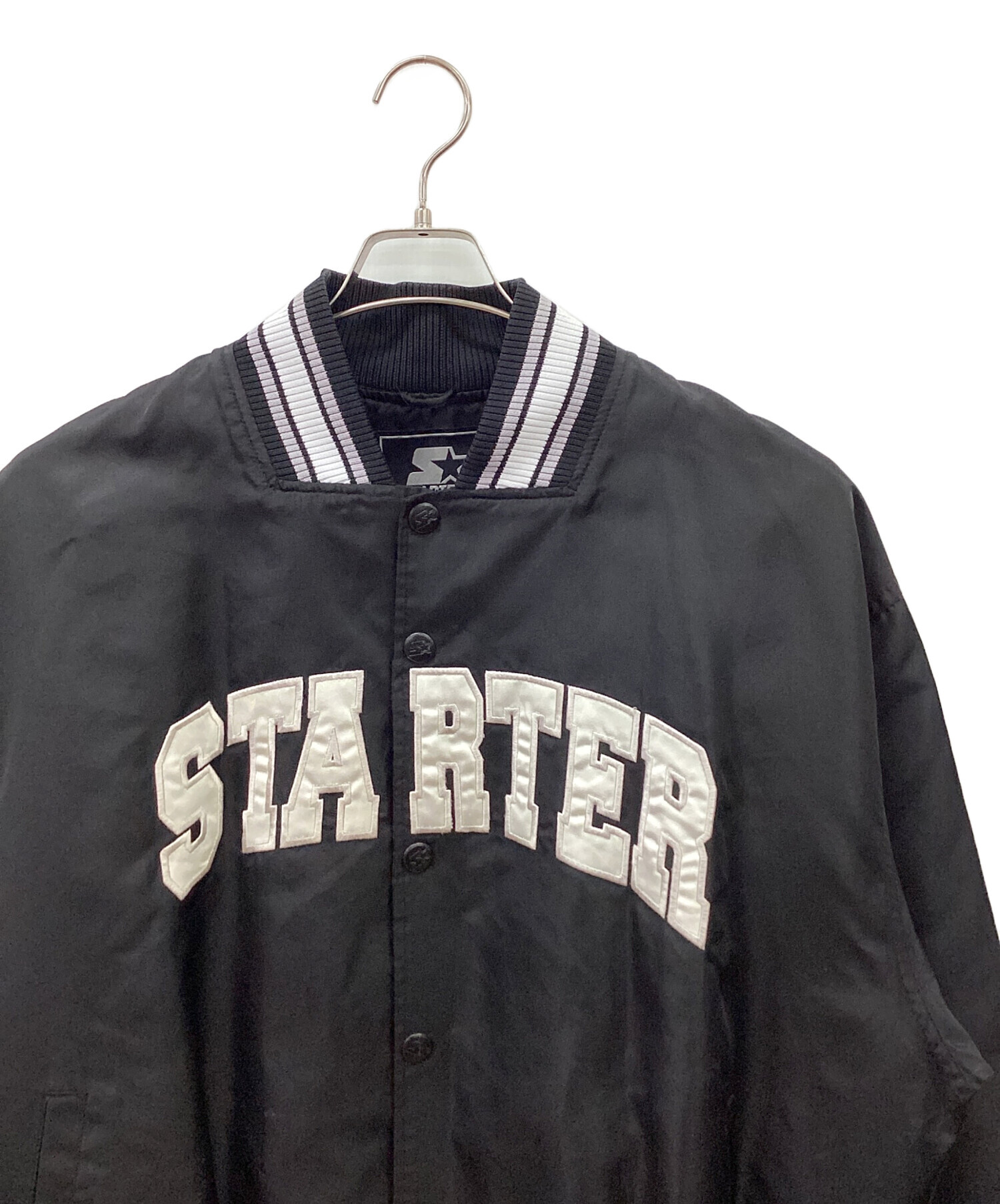 中古・古着通販】STARTER (スターター) スタジャン ブラック サイズ:M