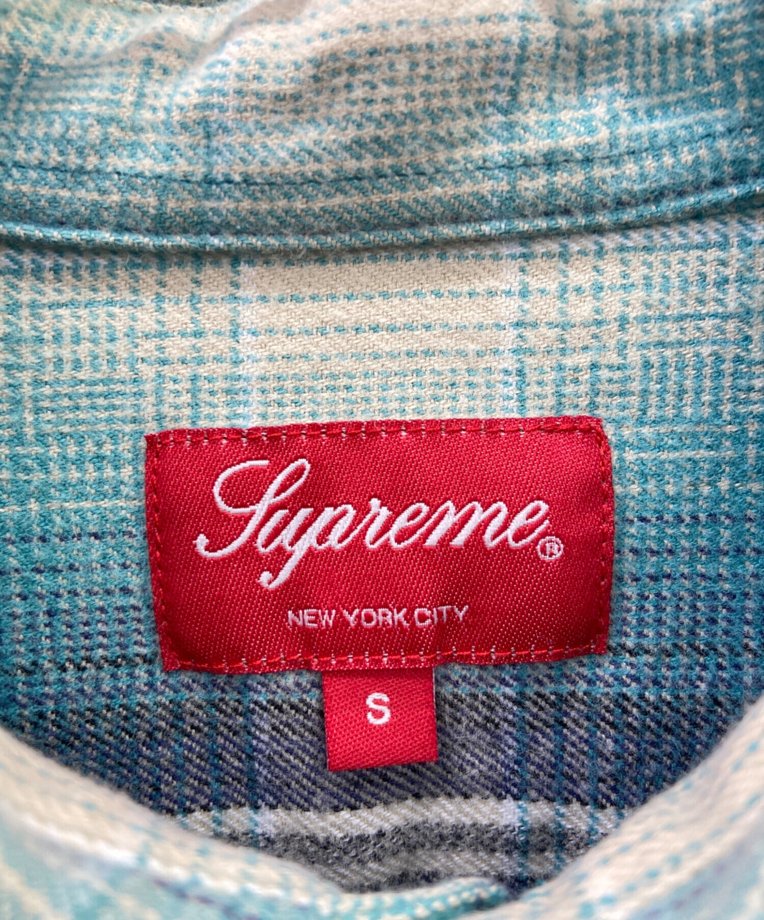 中古・古着通販】Supreme (シュプリーム) 長袖シャツ ネイビー