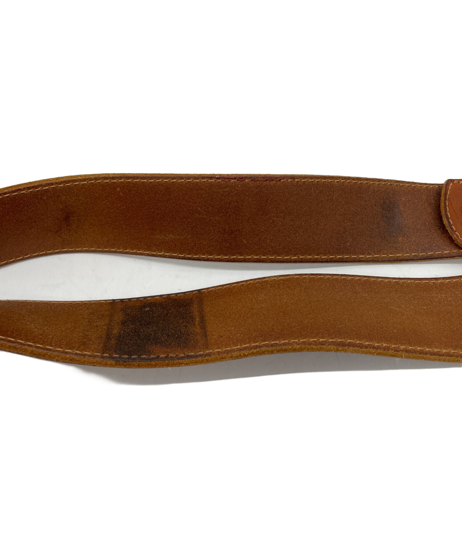 DSQUARED2 ブラウンレザーベルト 中古・古着通販】DSQUARED2 (ディースクエアード) レザーベルト