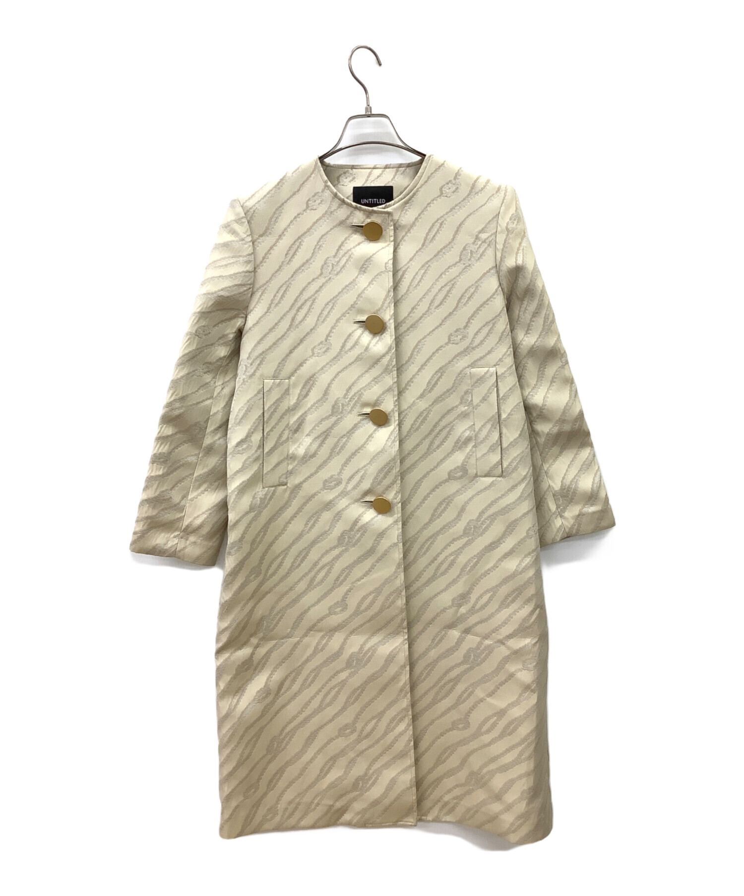 中古・古着通販】UNTITLED (アンタイトル) シングルコート ベージュ