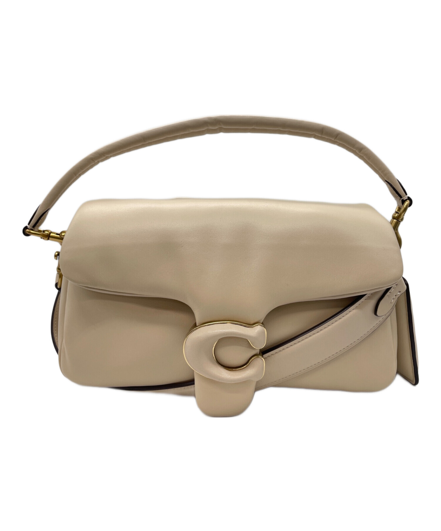 中古・古着通販】COACH (コーチ) ワンショルダーバッグ ベージュ