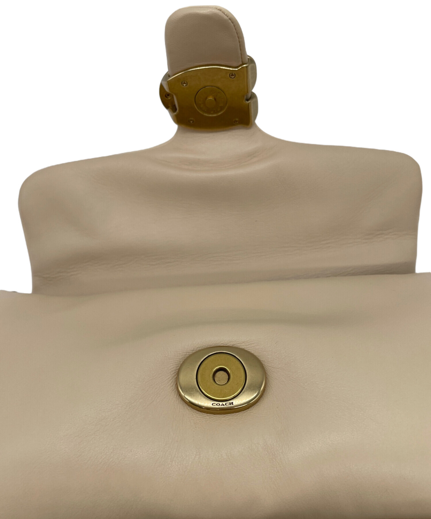 【未使用タグ付き】コーチイエローベージュワンショルダーショルダーバッグ２WAY 中古・古着通販】COACH (コーチ) ワンショルダーバッグ ベージュ