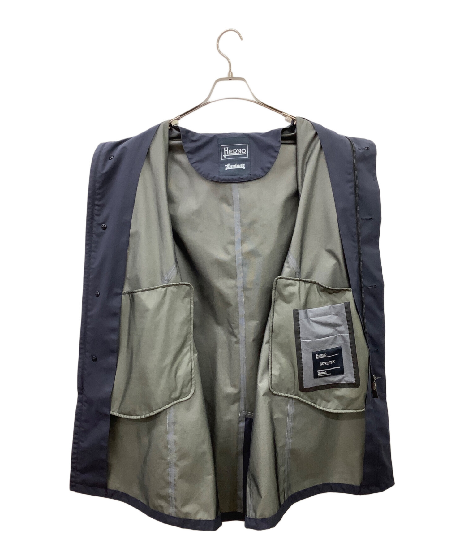 中古・古着通販】HERNO (ヘルノ) HERNO ラミナーステンカラーコート 