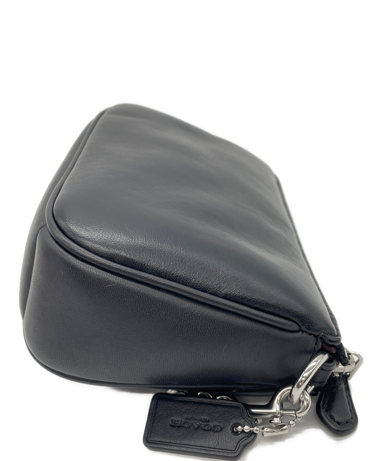 中古・古着通販】COACH (コーチ) COACH チェーンマルチポーチ ブラック 