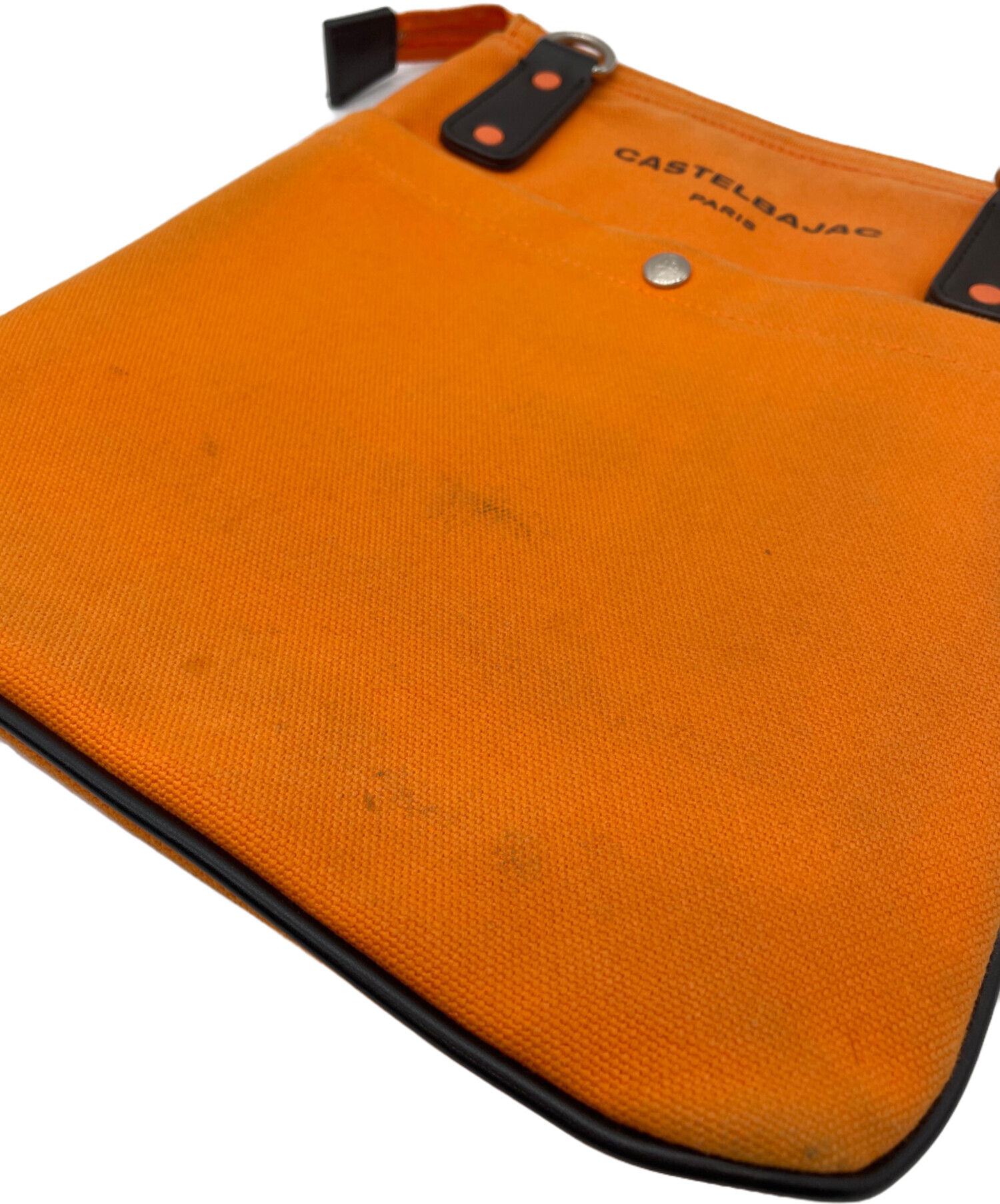 CASTELBAJAC オレンジ ショルダーバッグ 中古・古着通販】CASTELBAJAC (カステルバジャック) ショルダーバッグ