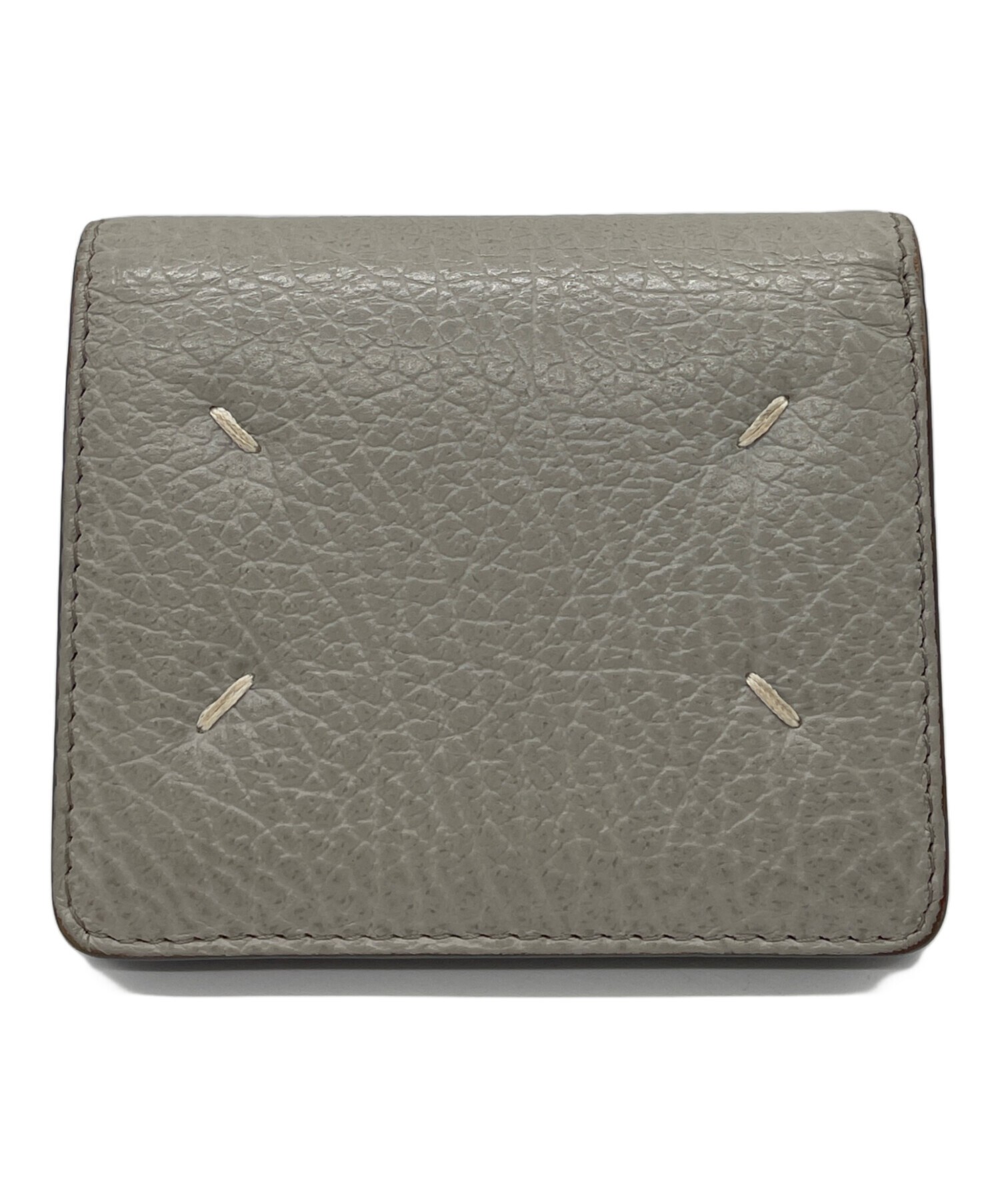 Maison Margiela 二つ折り財布 グレー 中古・古着通販】Maison Margiela (メゾンマルジェラ) 2つ折り財布