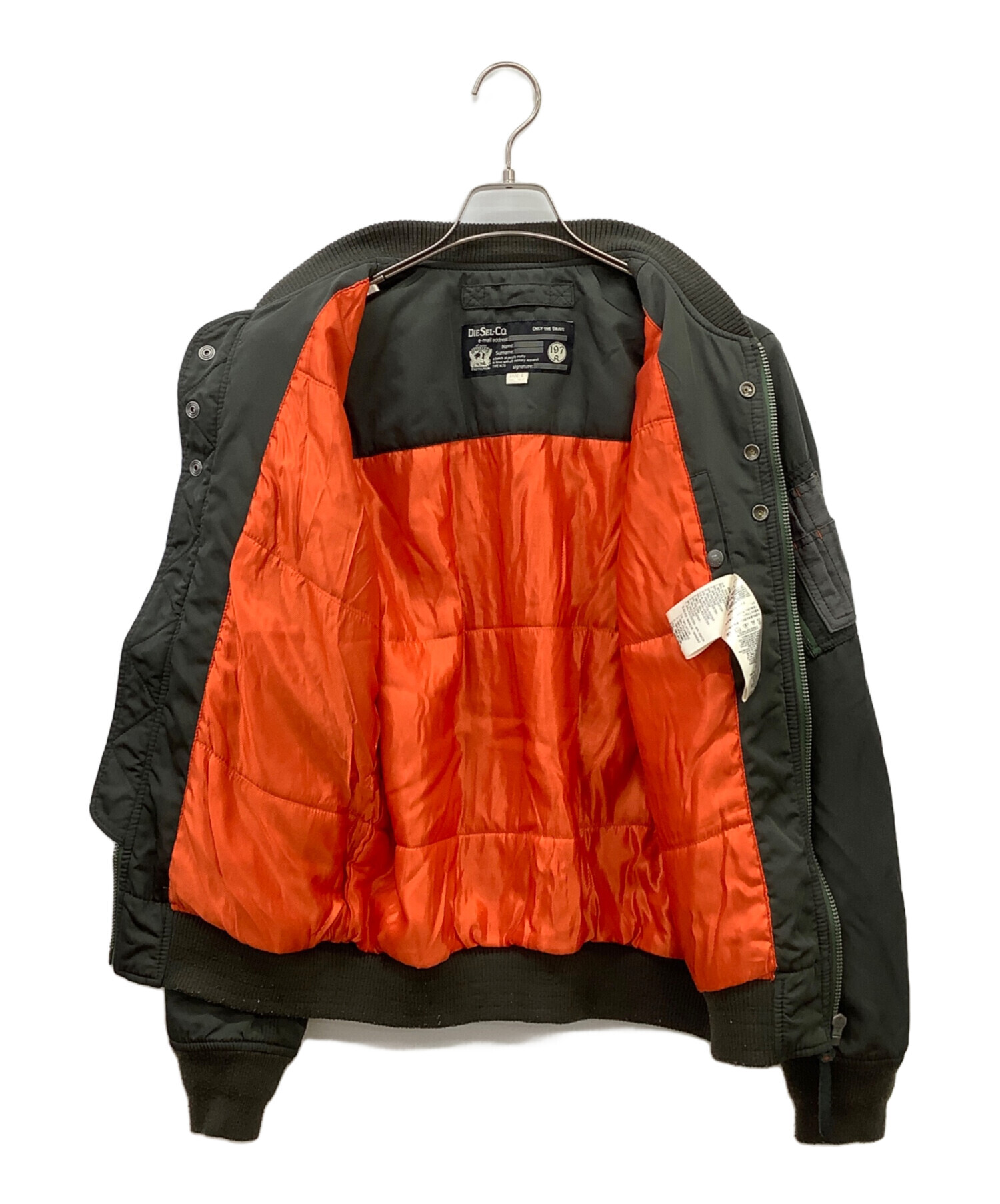 中古・古着通販】DIESEL (ディーゼル) DIESEL MA-1フライトジャケット