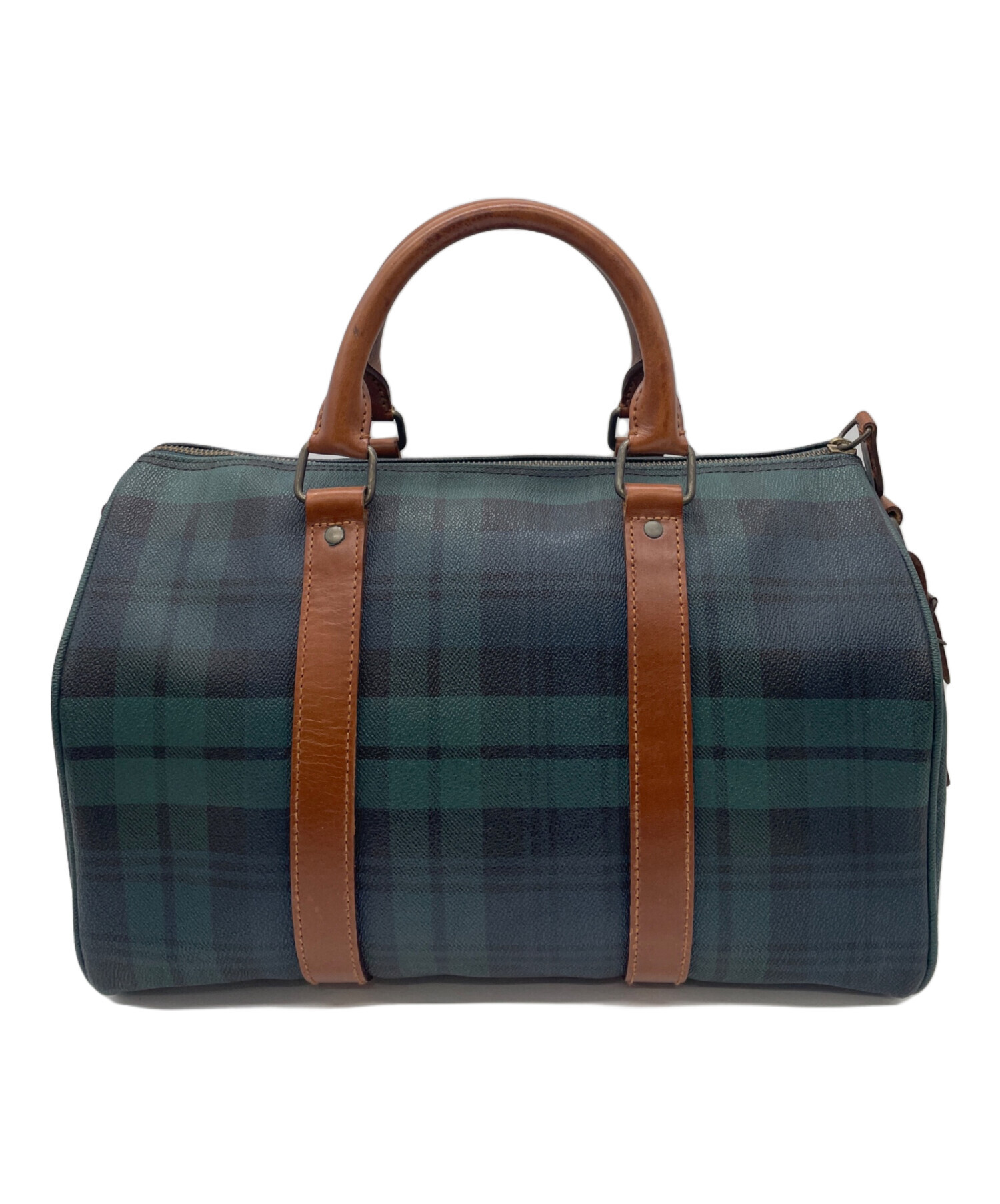 Ralph Lauren ボストンバッグ ネイビー・グリーン 中古・古着通販】POLO RALPH LAUREN (ポロ・ラルフローレン) ボストン