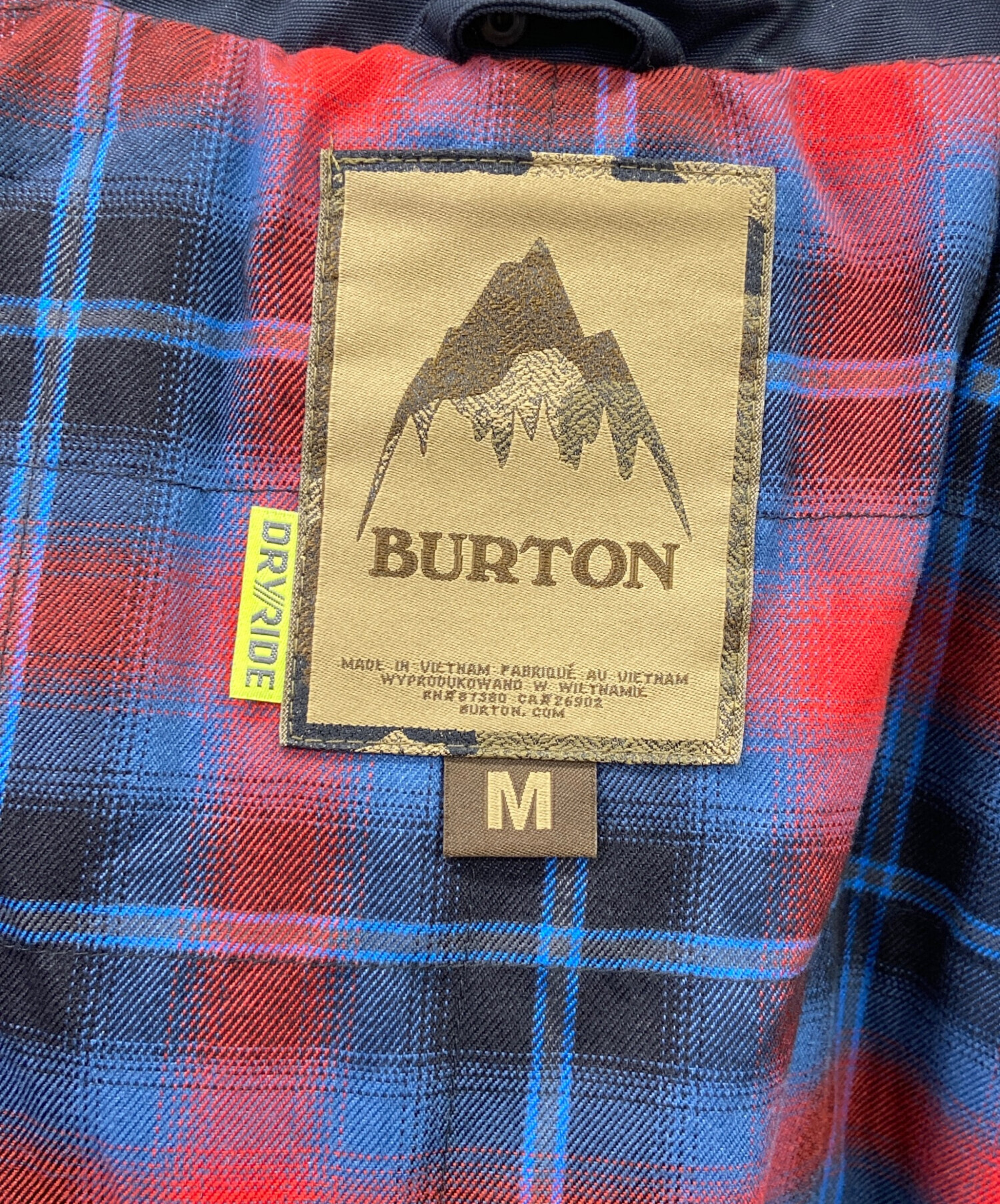 中古・古着通販】BURTON (バートン) BURTON 中綿ジャケット MB DUNMORE