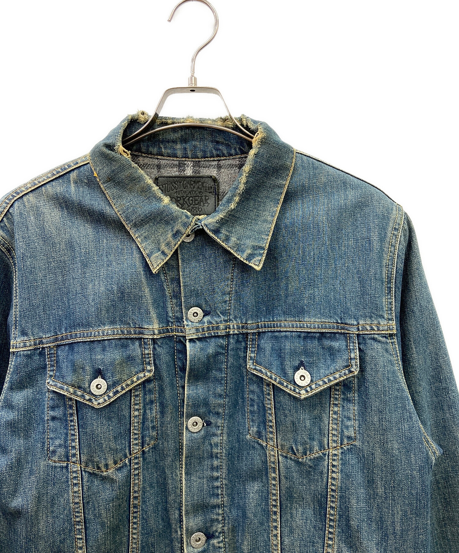 中古・古着通販】stussy (ステューシー) デニムジャケット インディゴ