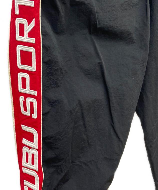 中古・古着通販】FUBU (フブ) ナイロンパンツ レッド×ブラック サイズ