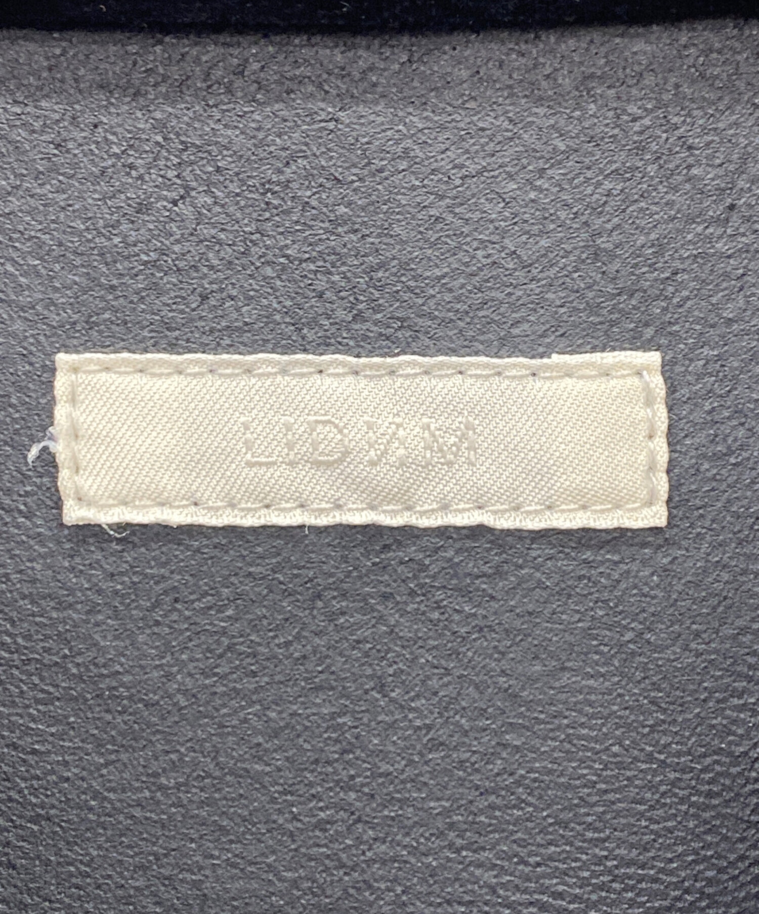中古・古着通販】LIDnM (リドム) Goat Suede Type 1st JKT ブラック 