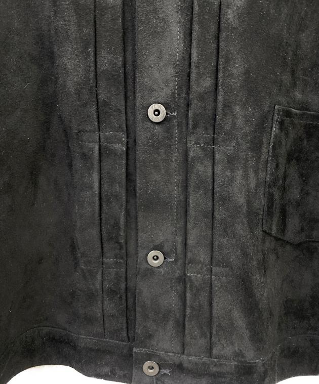 中古・古着通販】LIDnM (リドム) Goat Suede Type 1st JKT ブラック