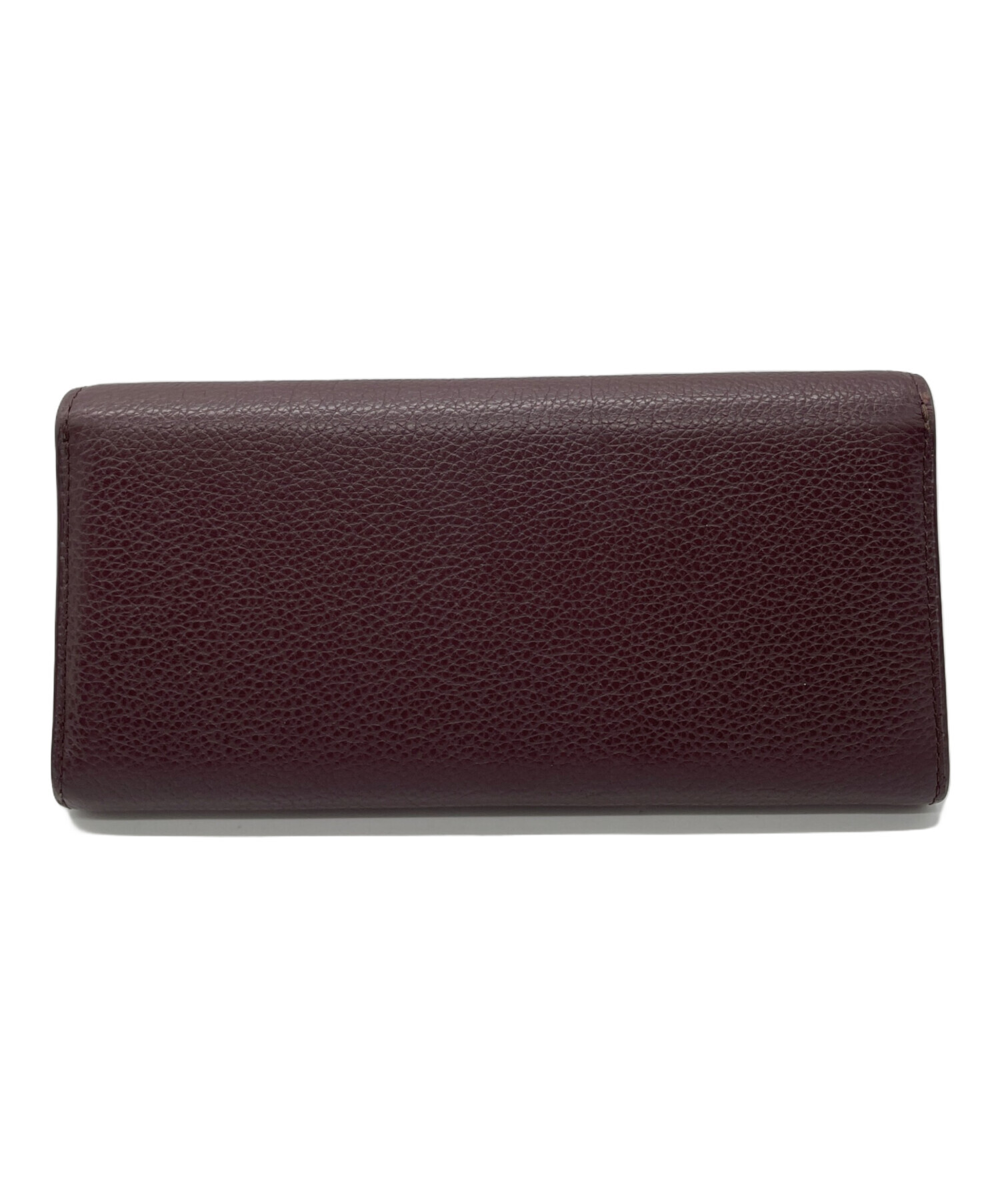 Mulberry ブラウンレザー 長財布 中古・古着通販】MULBERRY (マルベリー) MULBERRY 長財布 ブラウン