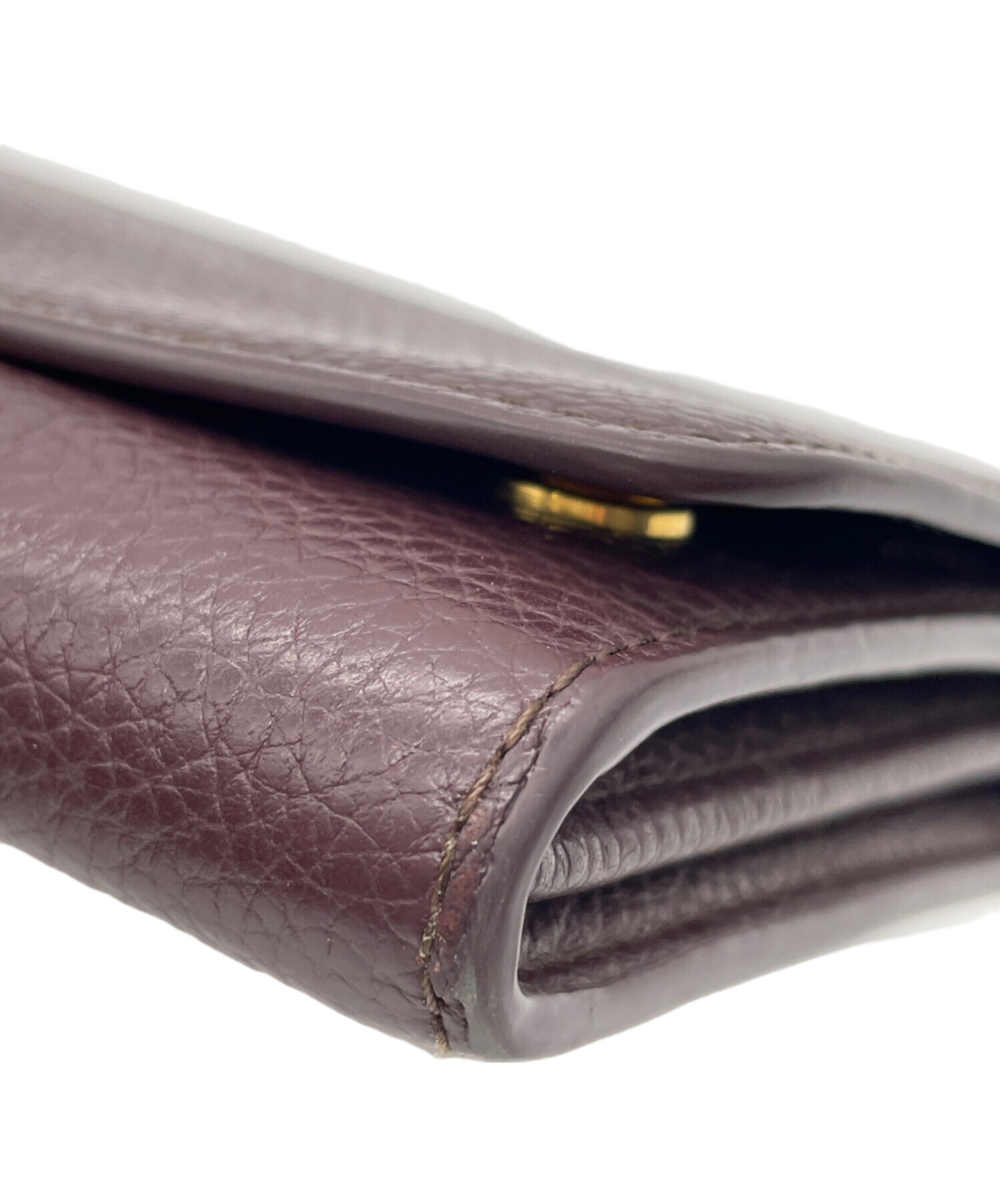 Mulberry ブラウンレザー 長財布 中古・古着通販】MULBERRY (マルベリー) MULBERRY 長財布 ブラウン