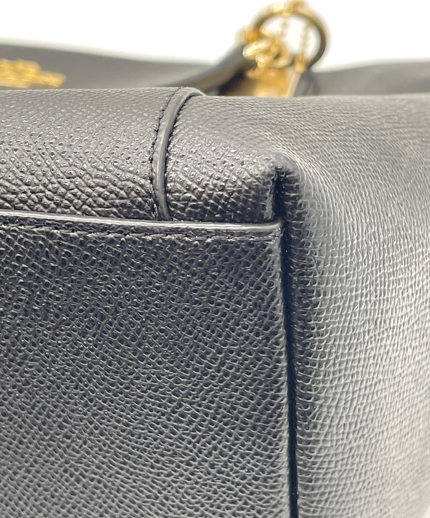 中古・古着通販】COACH (コーチ) COACH バッグ ブラック×ゴールド