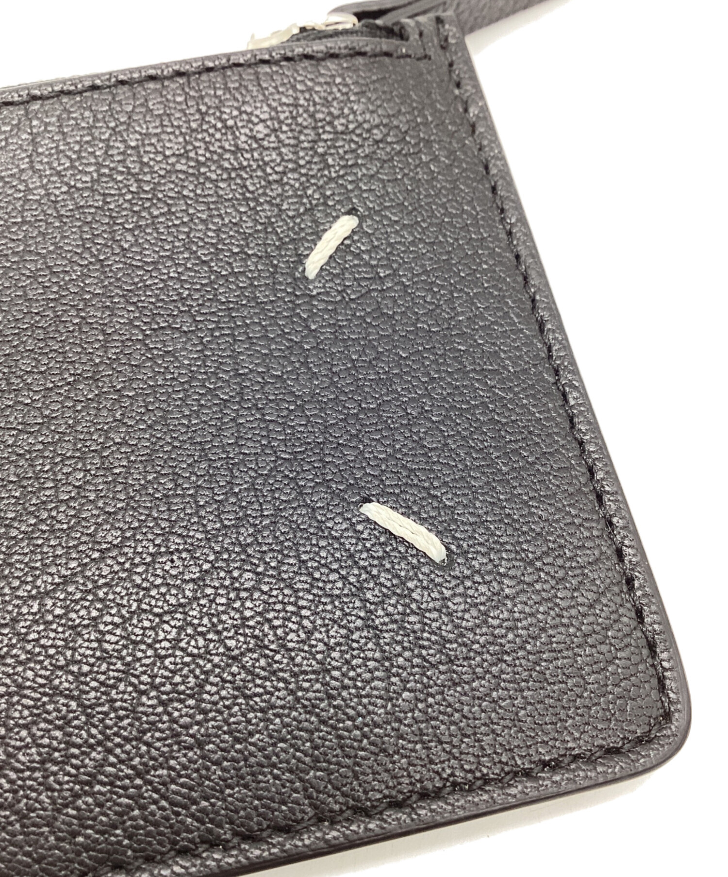 正規品 マルジェラ マネークリップ ブラック 関税込☆MAISON MARGIELA☆Stitch マネークリップ 財布 ロゴ☆ (Maison